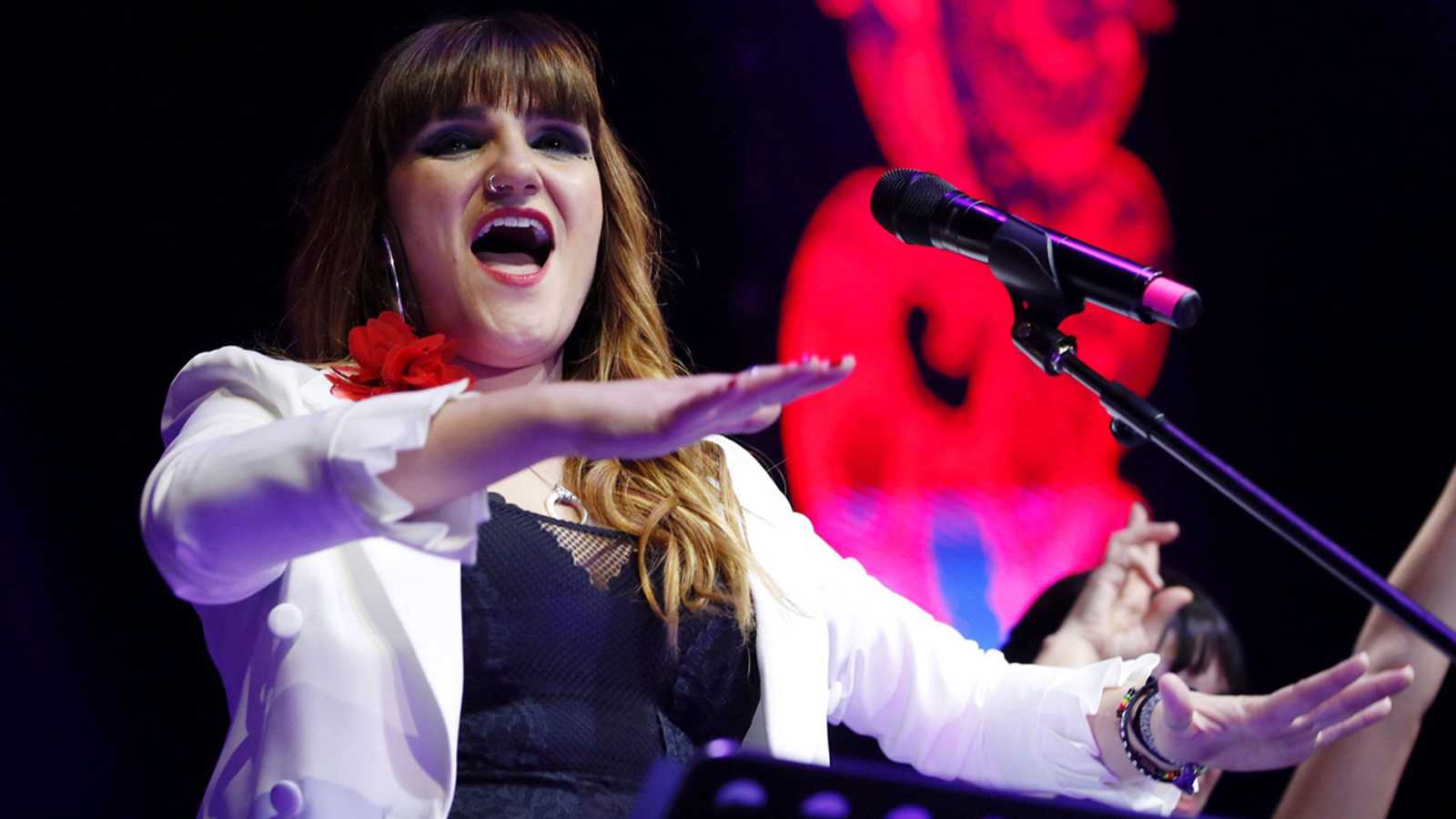 Rozalén, durante un concierto en directo