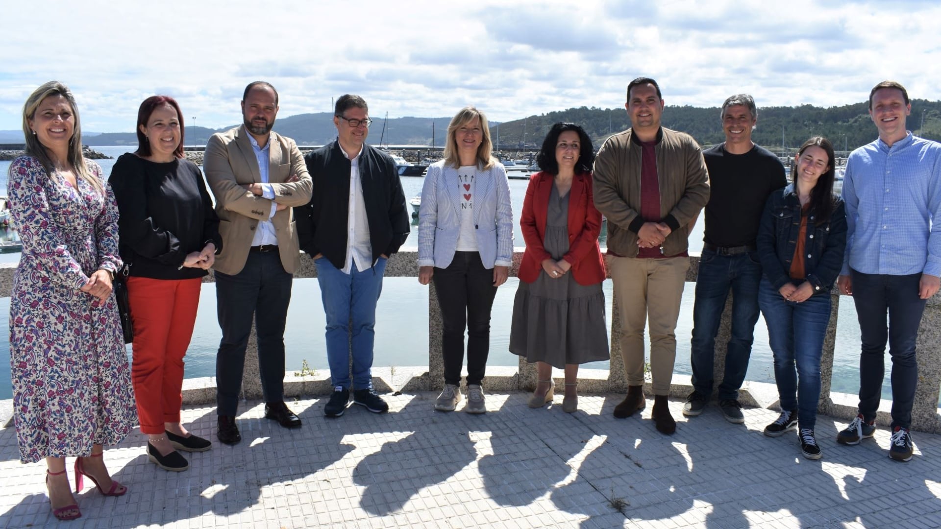 Alcaldes y alcaldesas socialistas de la Costa da Morte reunidos en Muxía | PSOE DA CORUÑA