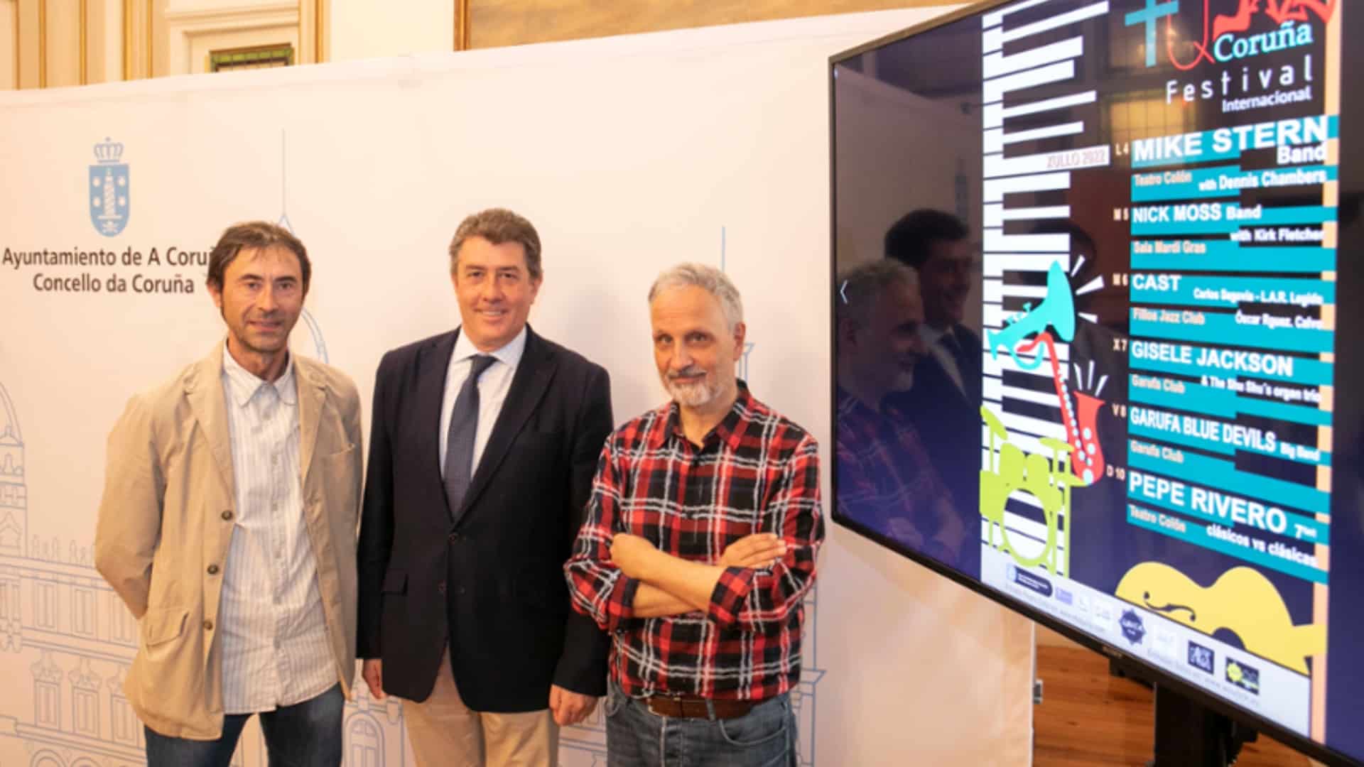 La presentación del Festival Internacional +QJazz | CONCELLO DA CORUÑA