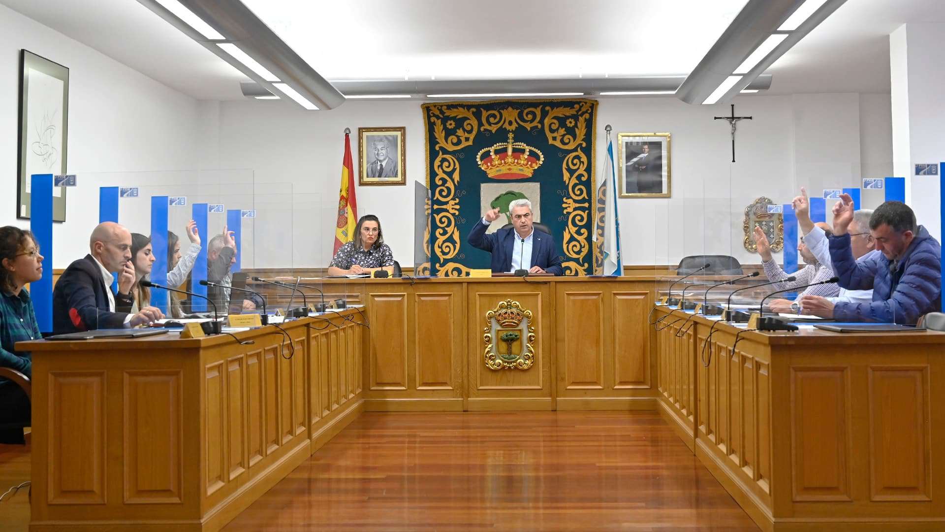 El pleno municipal de O Pino | CEDIDA