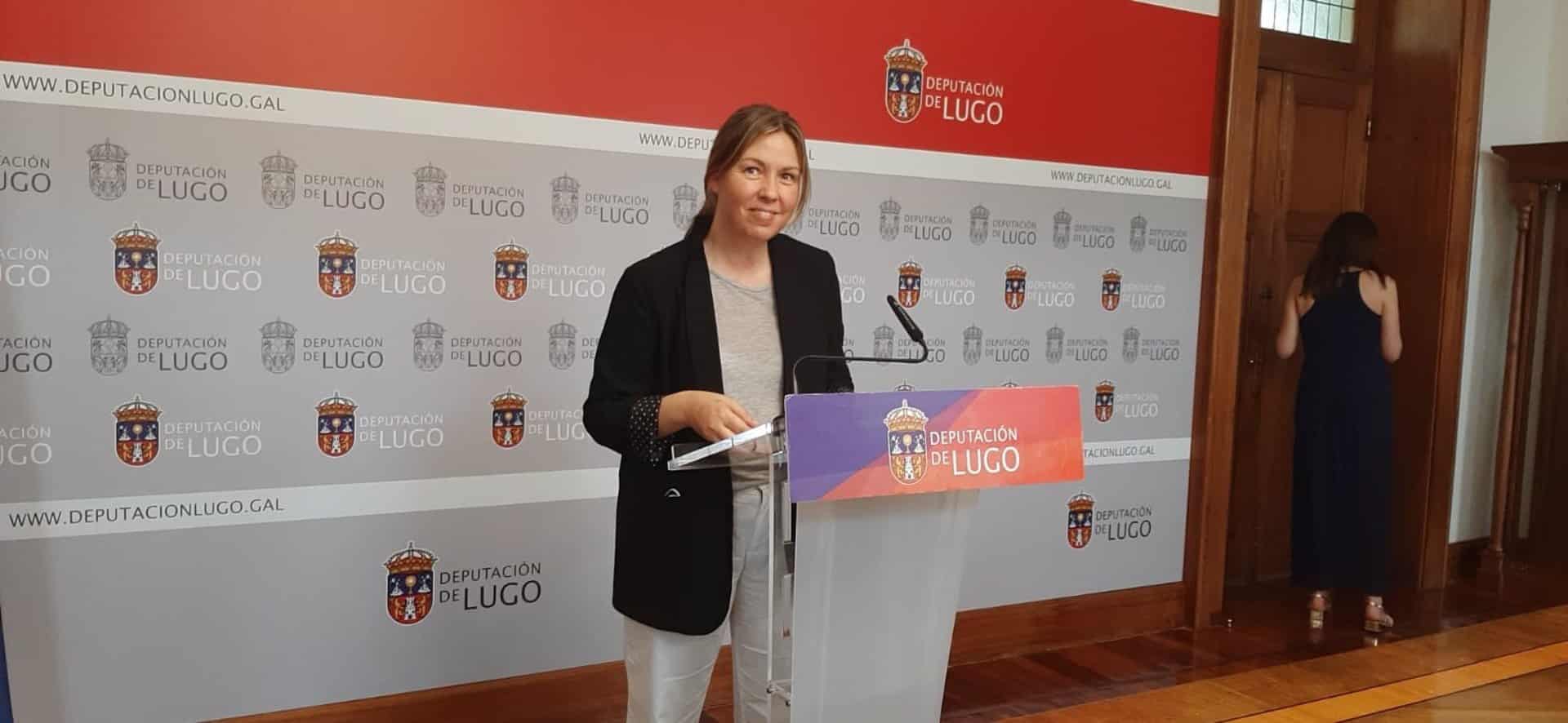 La portavoz socialista del gobierno de la Diputación de Lugo, Pilar García Porto. | EP