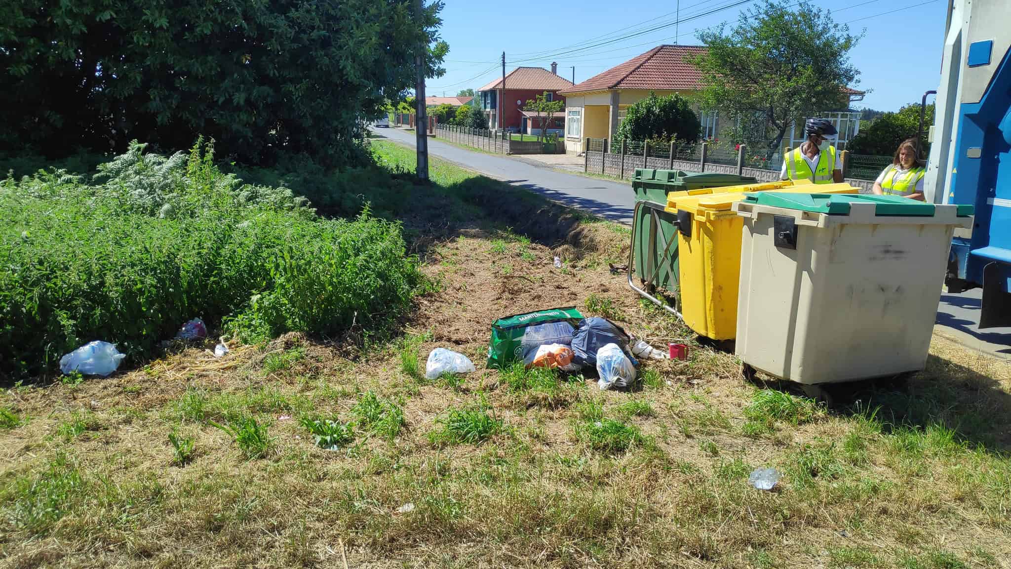Estado actual do lixo nalgunhas parroquias de Valdoviño