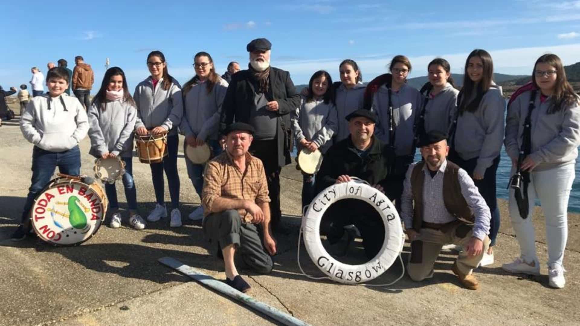 Una edición anterior del homenaje al naufragio del City of Agra | CONCELLO DE CAMARIÑAS