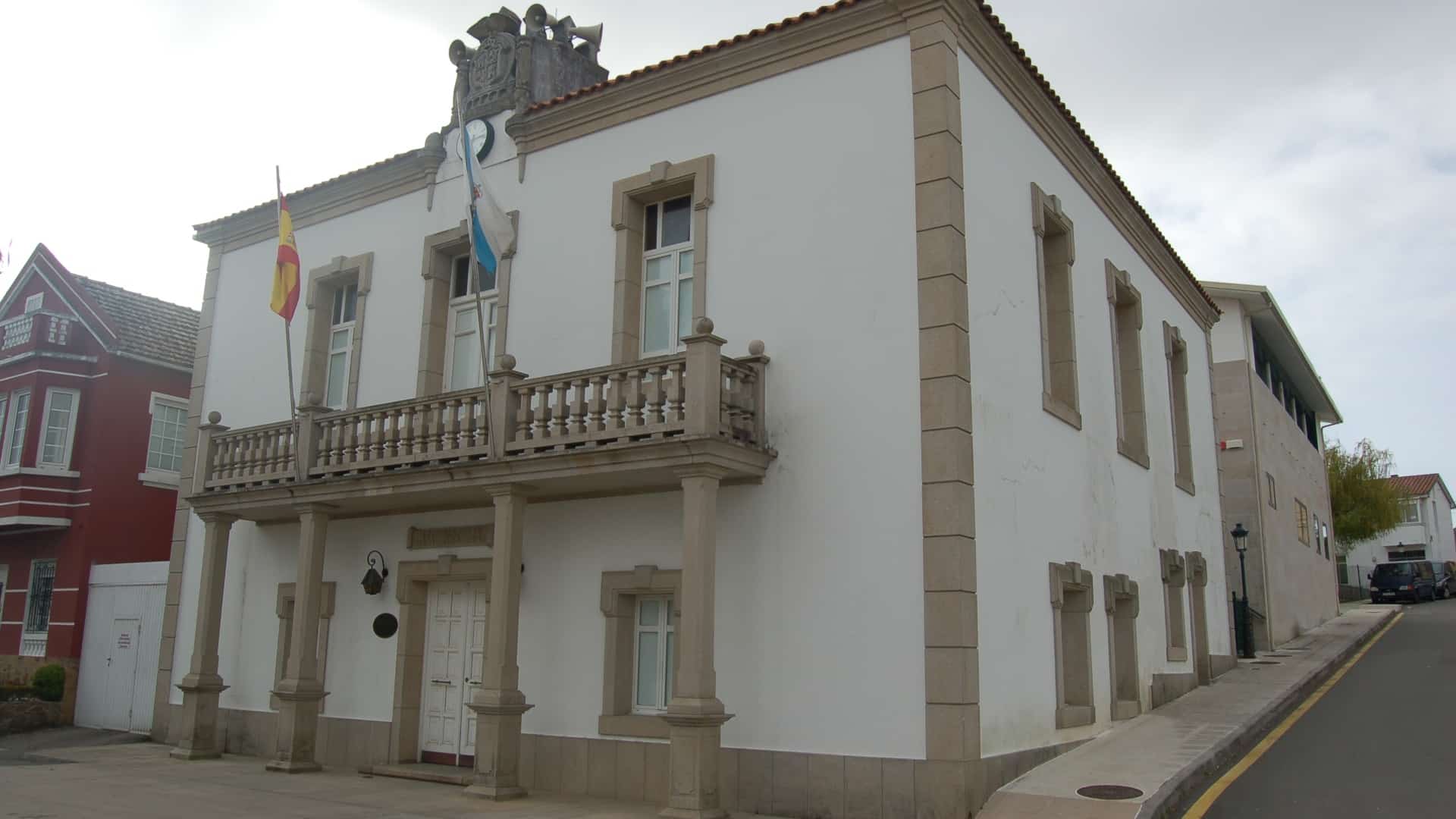 Imagen de archivo de la Casa do Concello de Ponteceso.