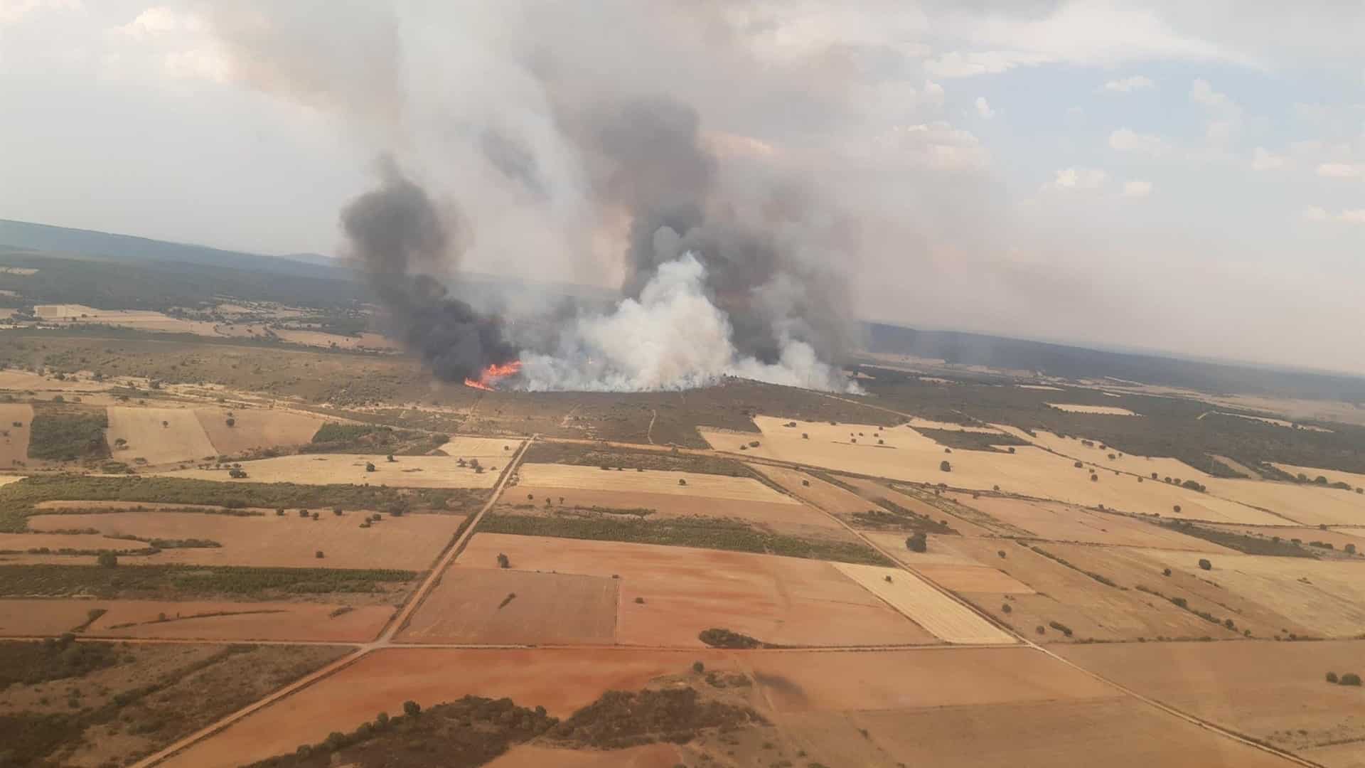 El incendio en Losacio, en Zamora | JUNTA DE CASTILLA Y LEÓN