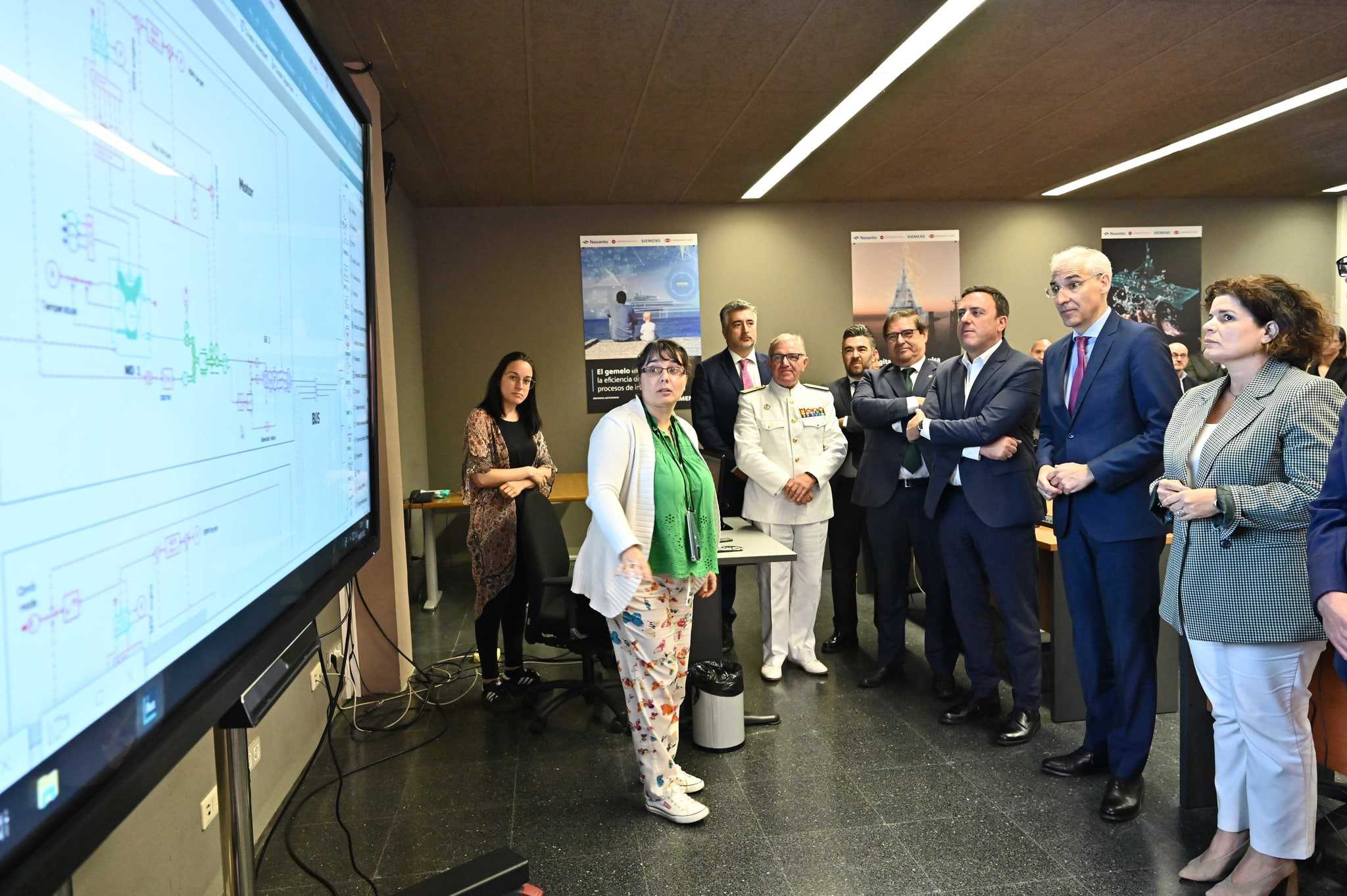 Visita al aula Siemens-Navantia