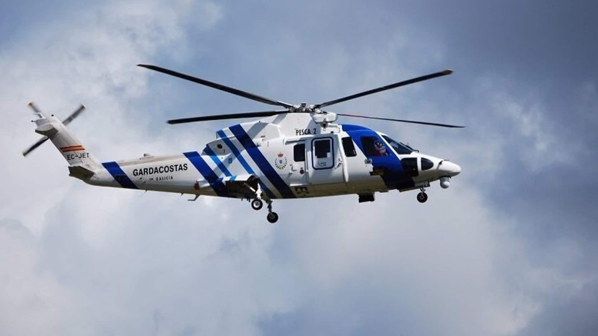 Imagen de archivo del helicóptero "Pesca II" de Gardacostas de Galicia | SALVAMENTO MARÍTIMO