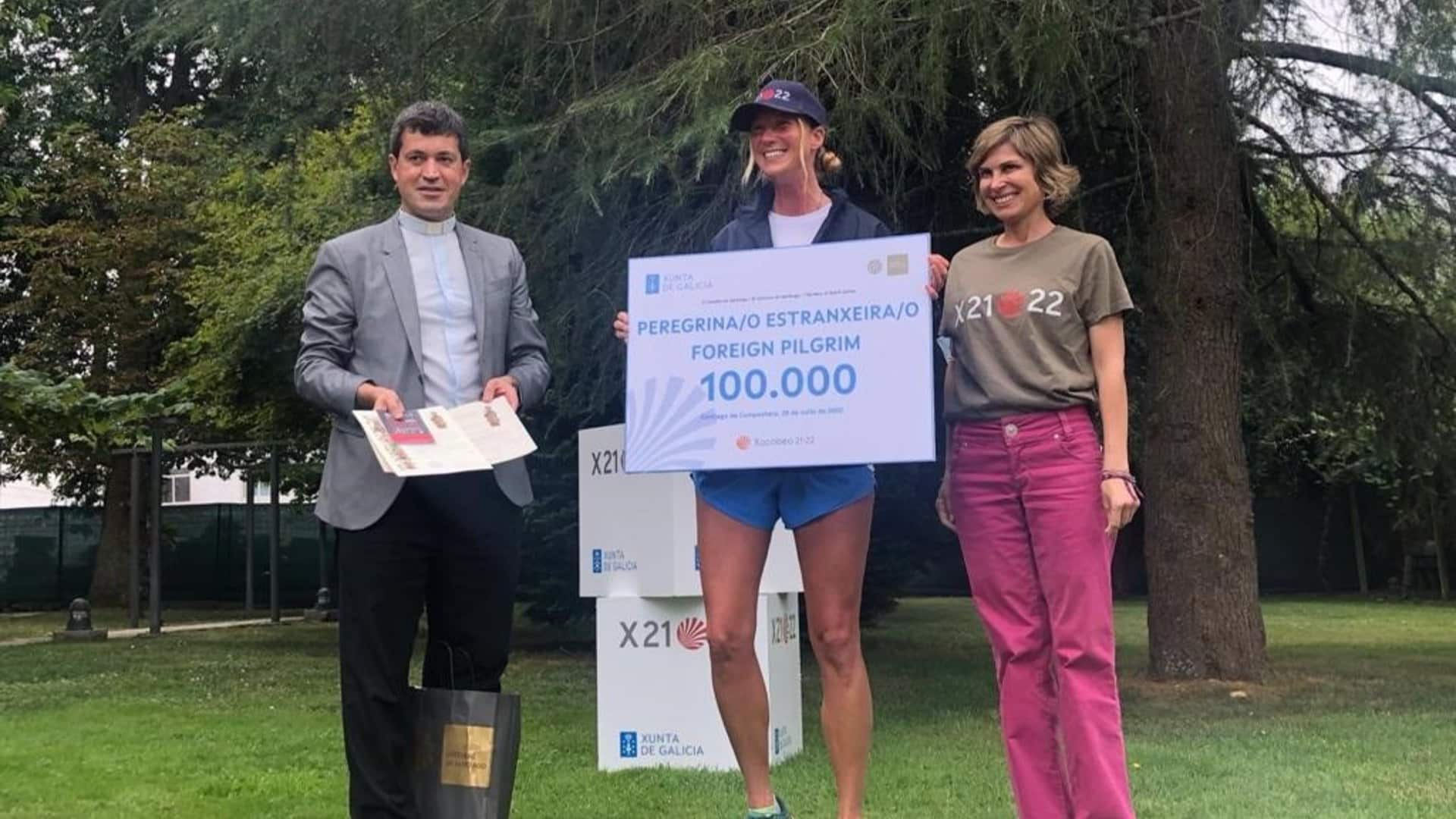 La peregrina extranjera 100.000 de 2022, Hannah | EUROPA PRESS