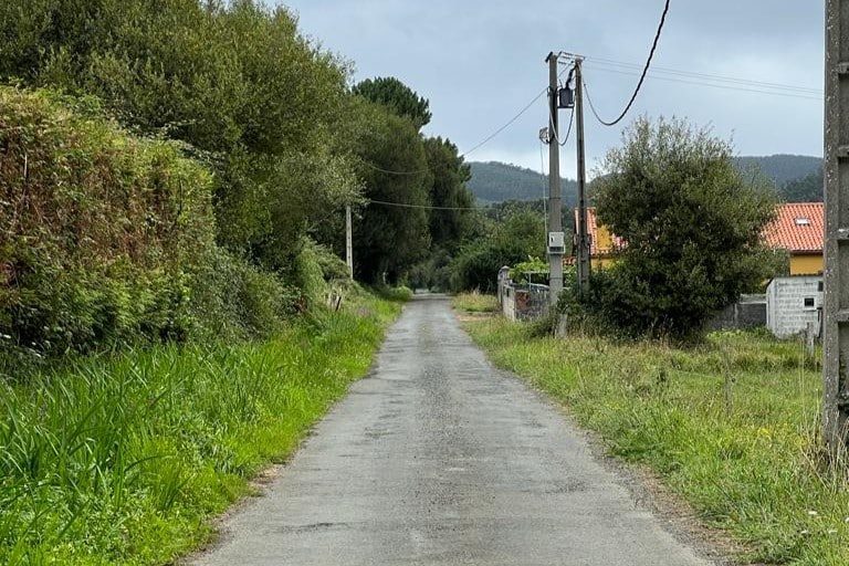 Camiño rural en Condomiñas