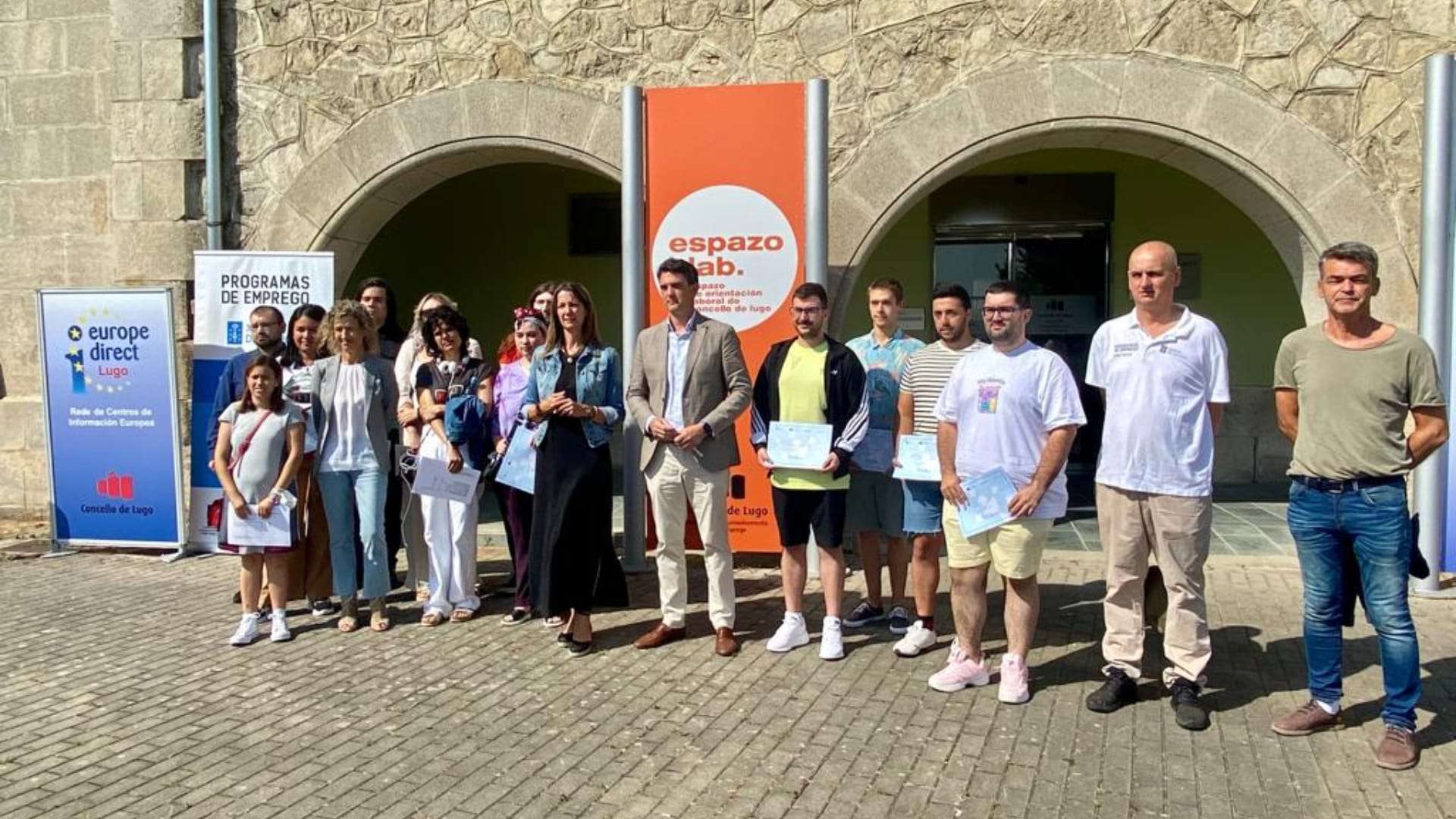 La entrega de certificados de profesionalidad a alumnos del CEI | CONCELLO DE LUGO
