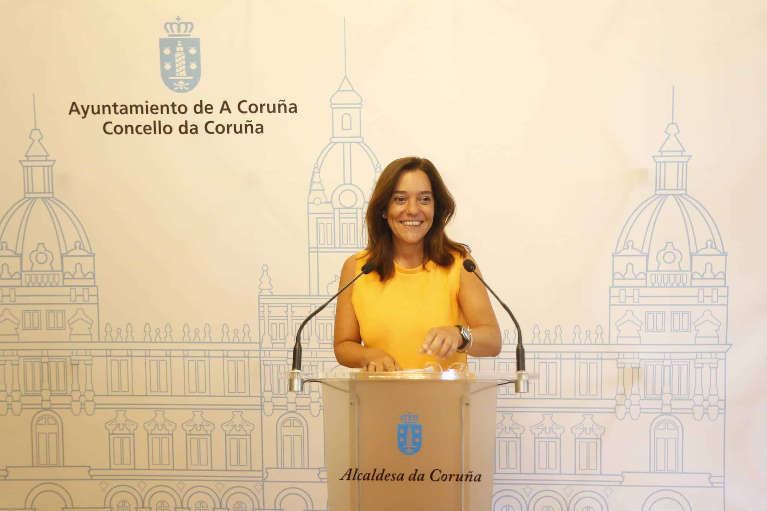 La alcaldesa de A Coruña, Inés Rey | Concello de A Coruña