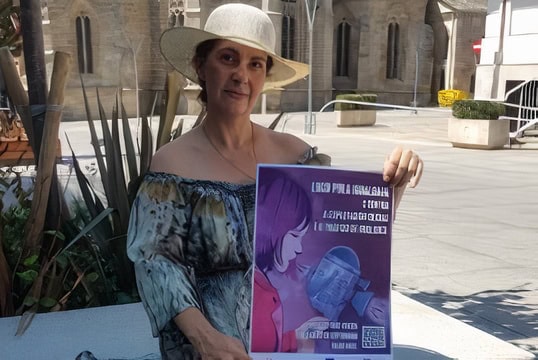 Imagen de archivo de Silvia Alonso anunciando el concurso