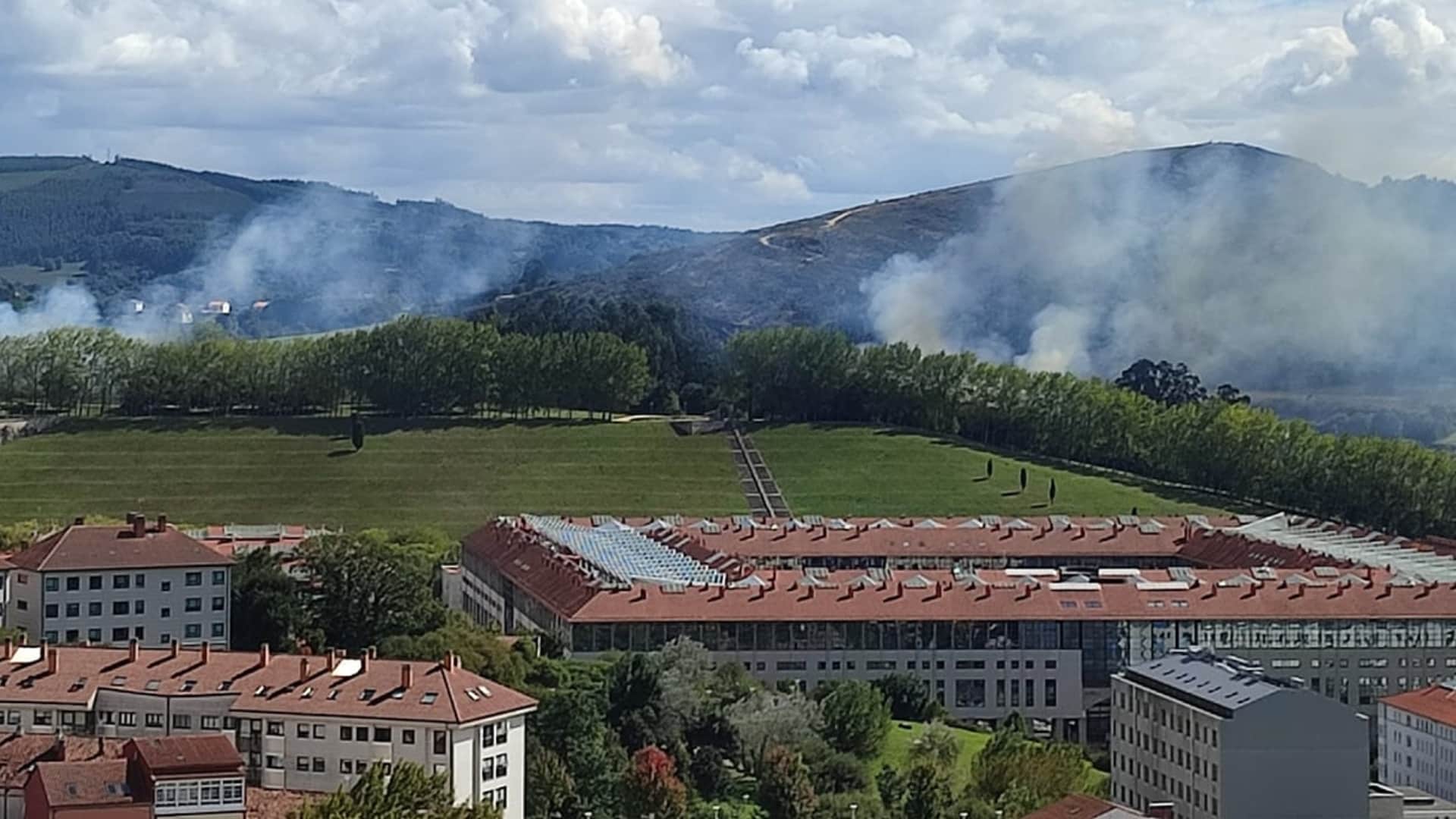 El incendio registrado en Fontiñas | CEDIDA