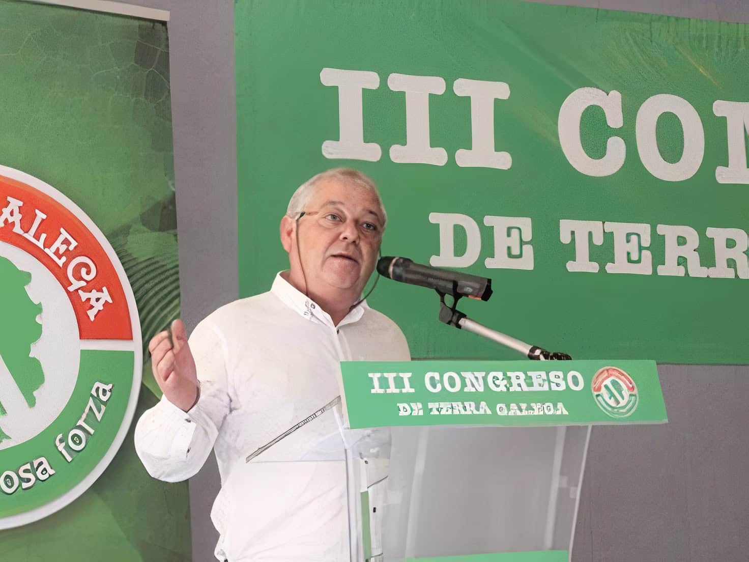 Archivo - Sánchez Fojo durante un acto de TEGA