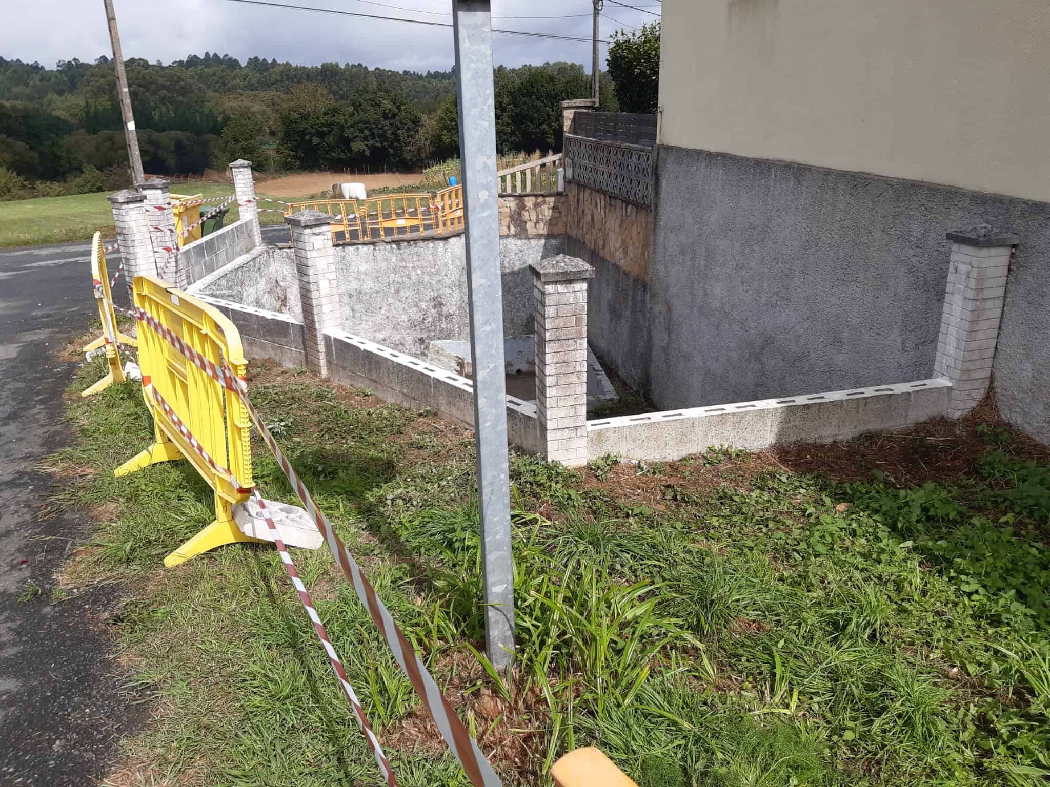 Inicio de las obras en el lavadero