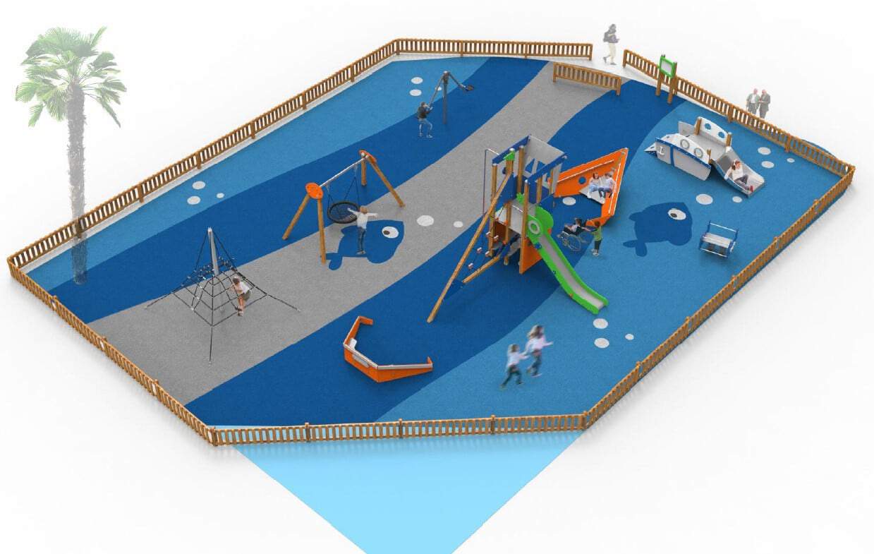 Así será el nuevo parque proyectado por la Autoridad Portuaria