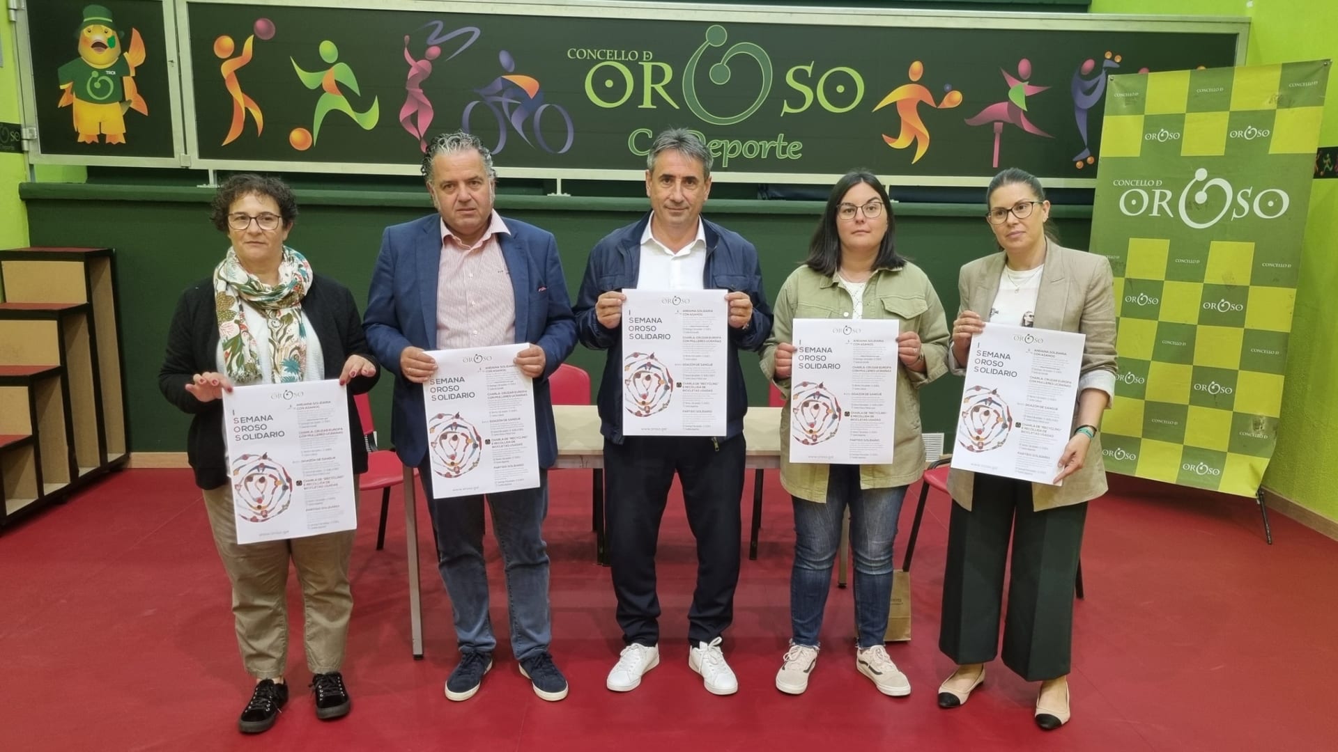 La presentación de la I Semana Oroso Solidario | CONCELLO DE OROSO