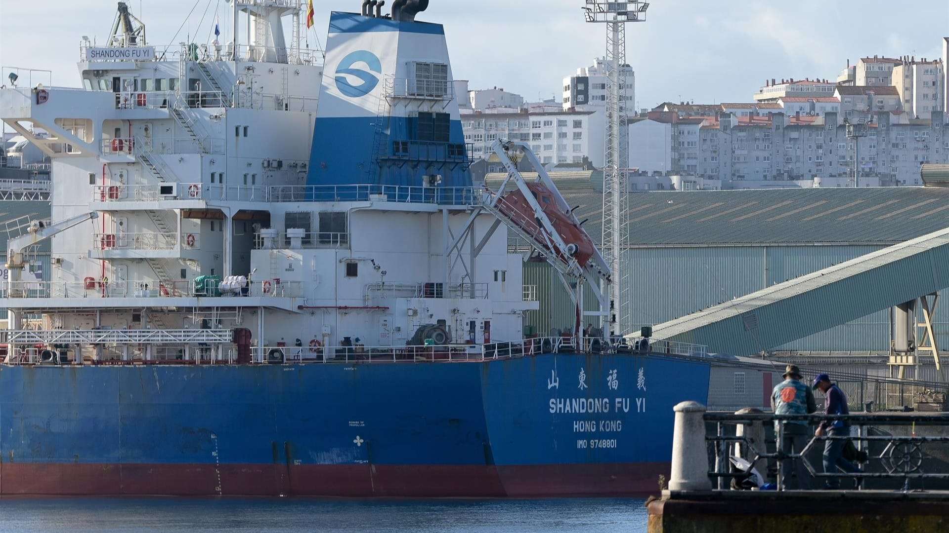 El buque granelero "Shandong Fu Yi", donde se incautó el alijo | EP