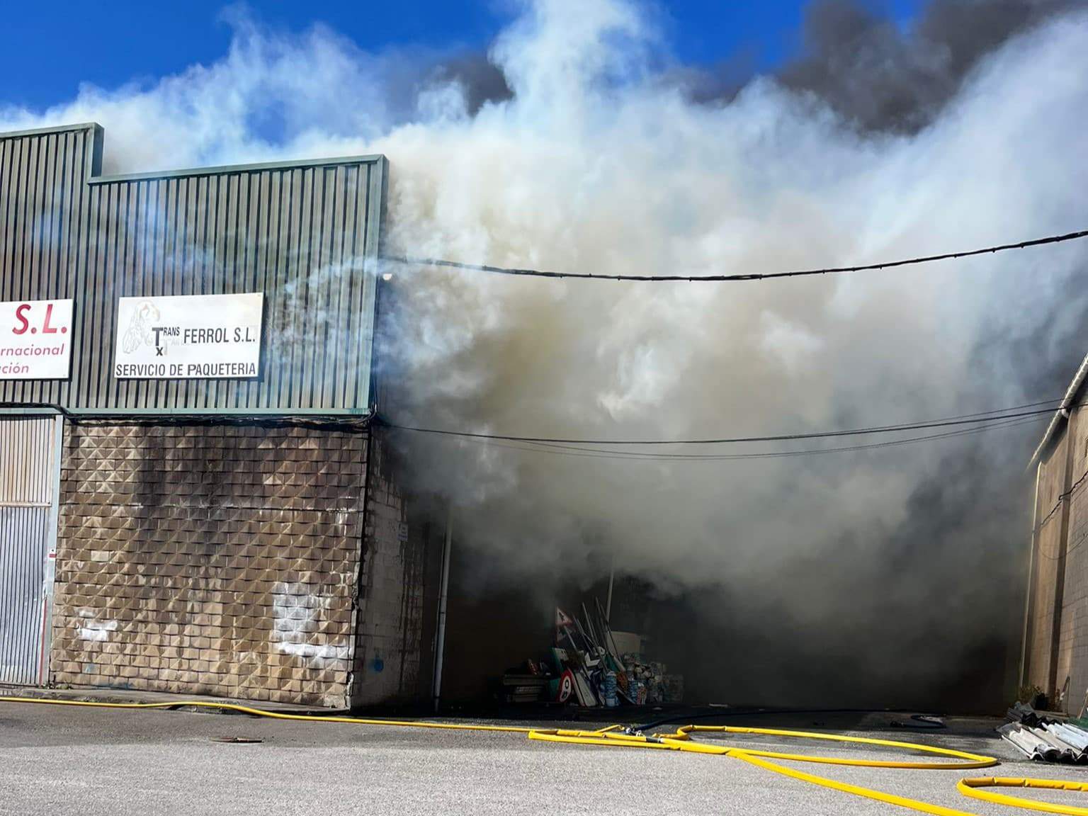 Imagen del incendio | ENFOQUES.GAL