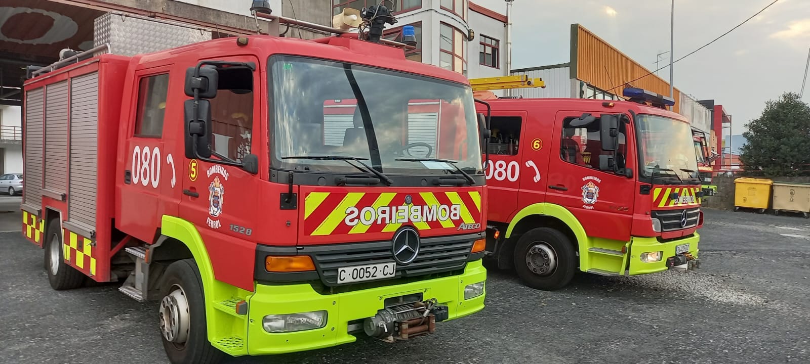 Nueva rotulación de los coches de bomberos