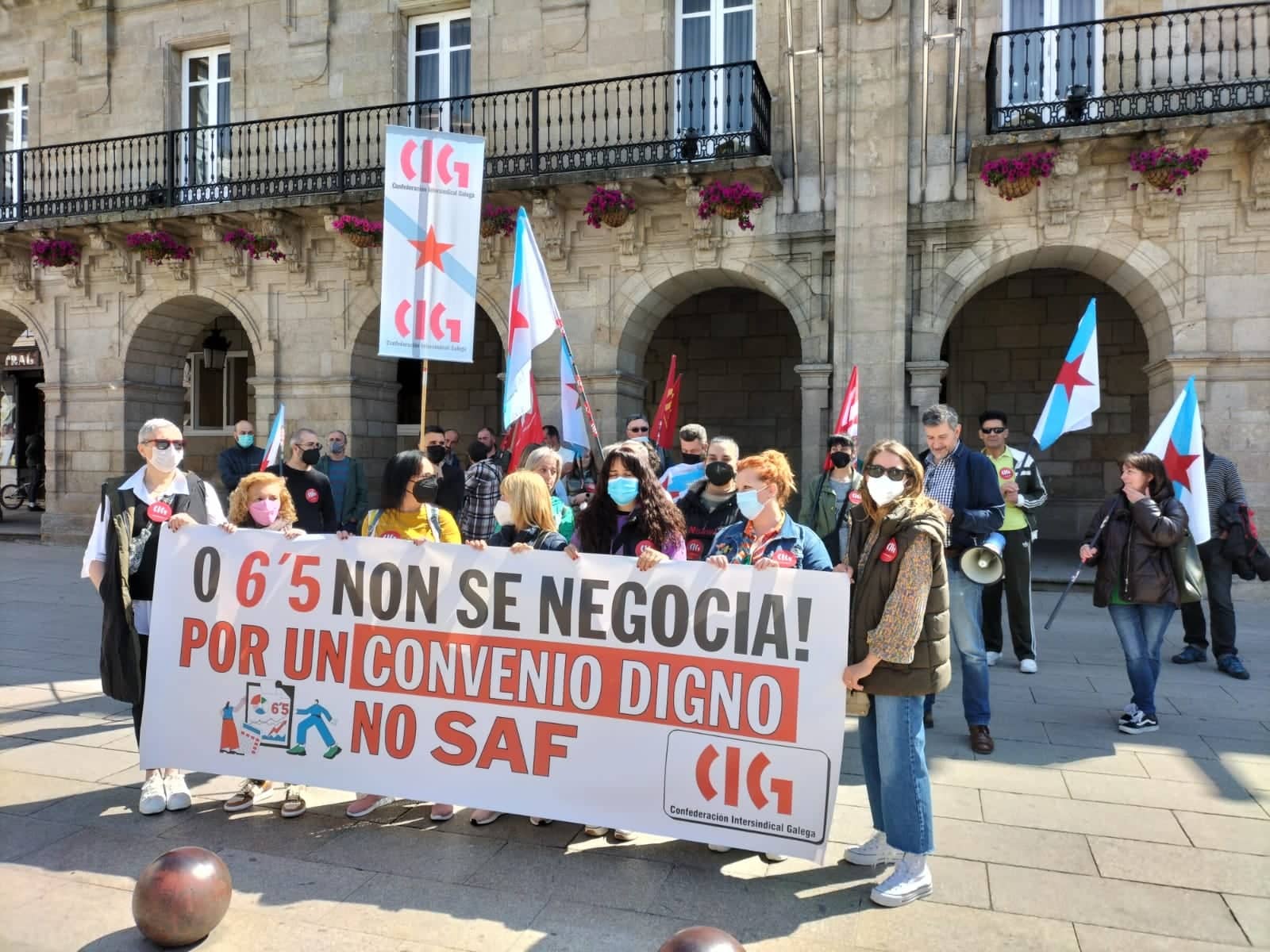 Archivo - Concentración de CIG Servizos