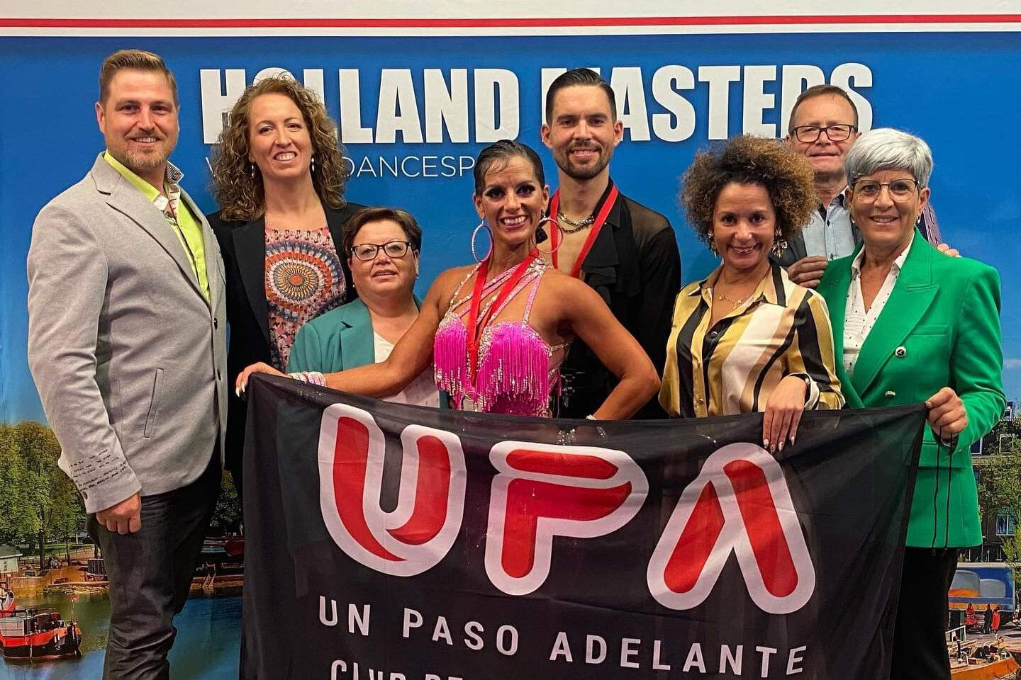 David López y Jessica García en Rotterdam