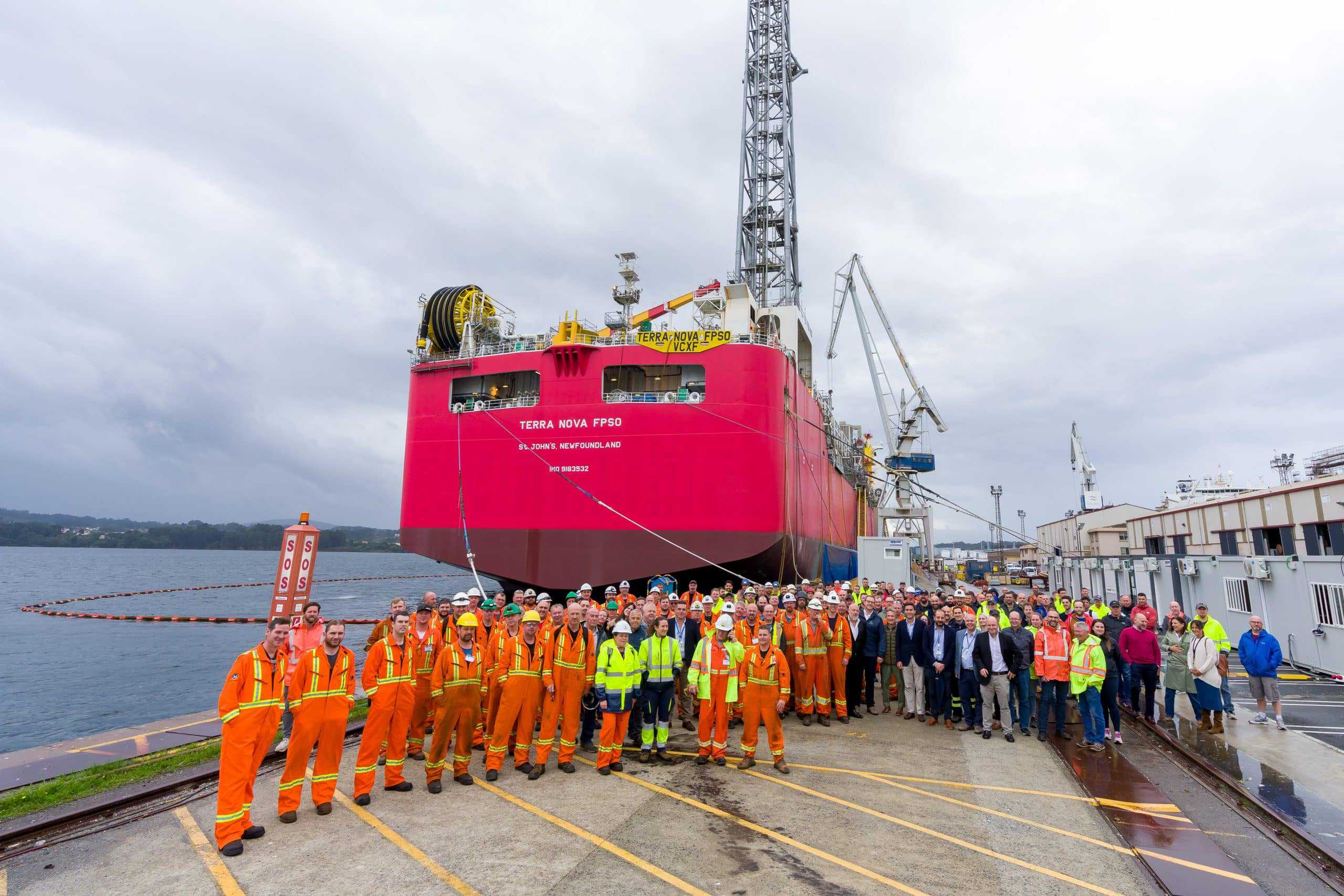 Participaron el personal y la industria auxiliar tanto de Navantia como de Suncor