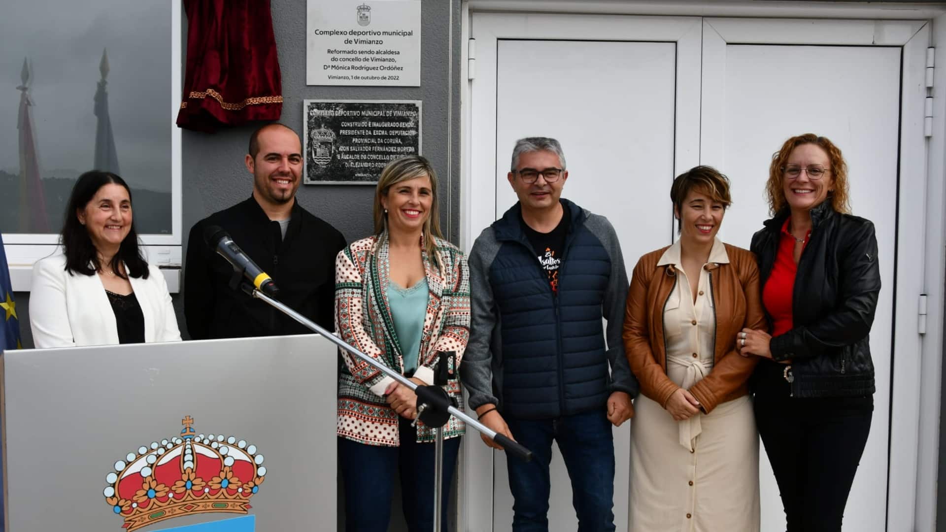 La inauguración del renovado gimnasio municipal de Vimianzo | CONCELLO DE VIMIANZO