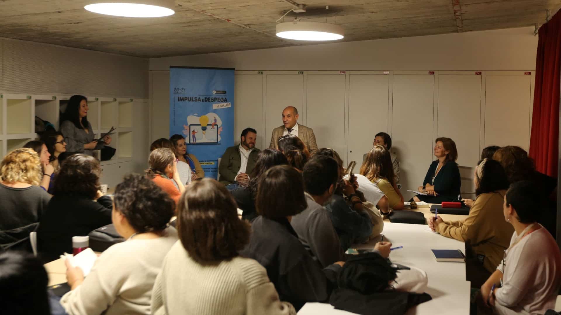 La presentación de las jornadas para emprendedores "Impulsa e Despega" en A Coruña | CONCELLO DA CORUÑA