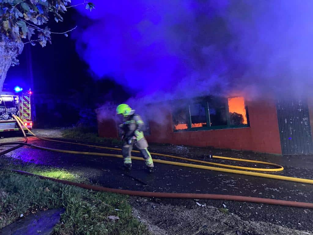 Imagen del incendio en Sedes | SPEIS DE NARÓN