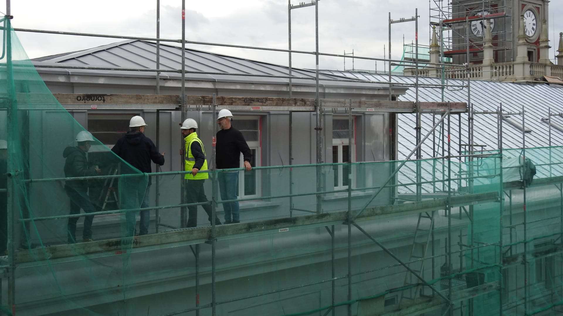 La fachada del Concello de Ferrol con la nueva pintura | CONCELLO DE FERROL