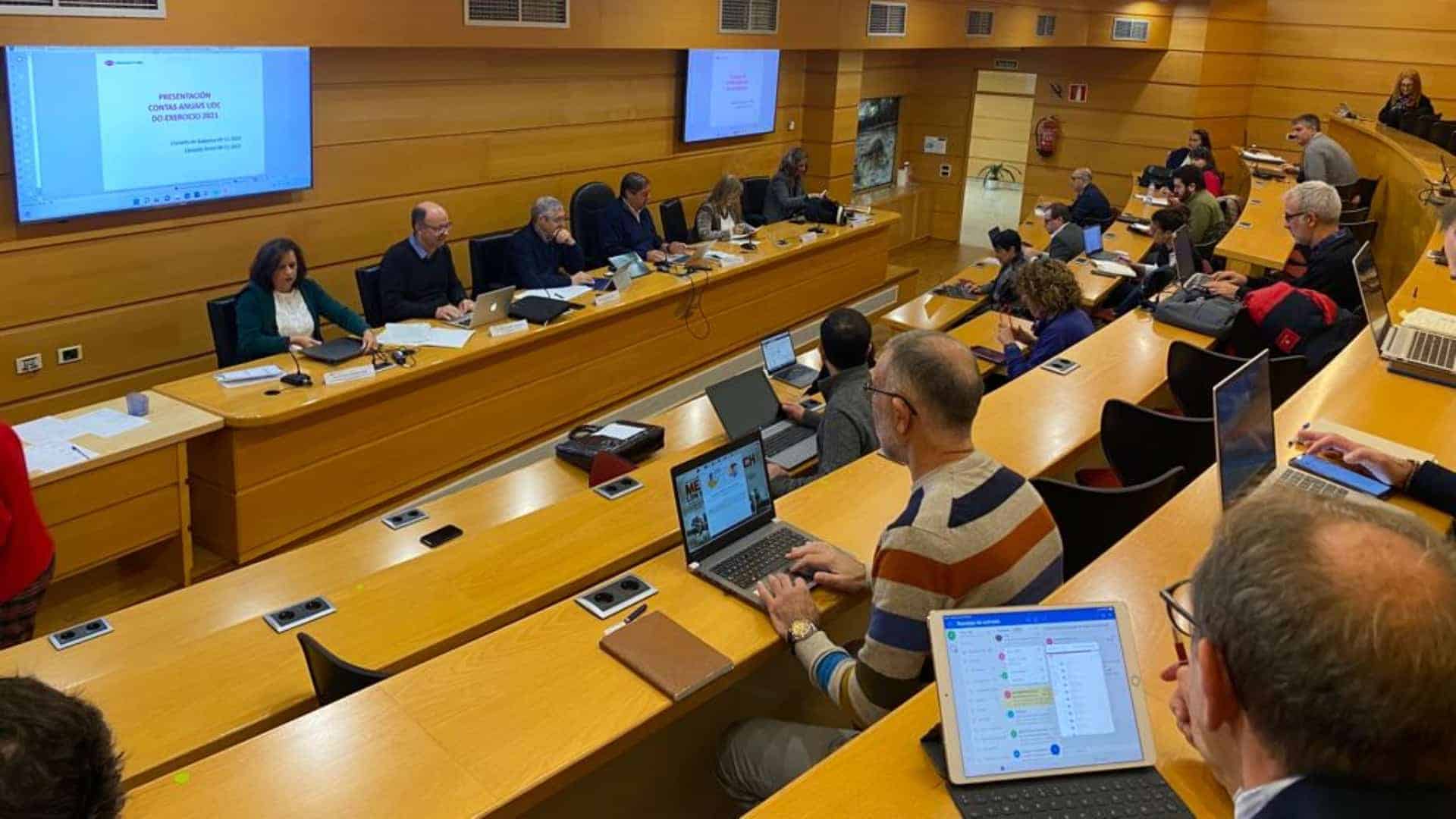 La rueda de prensa tras el Consello de Goberno de la UDC | UDC