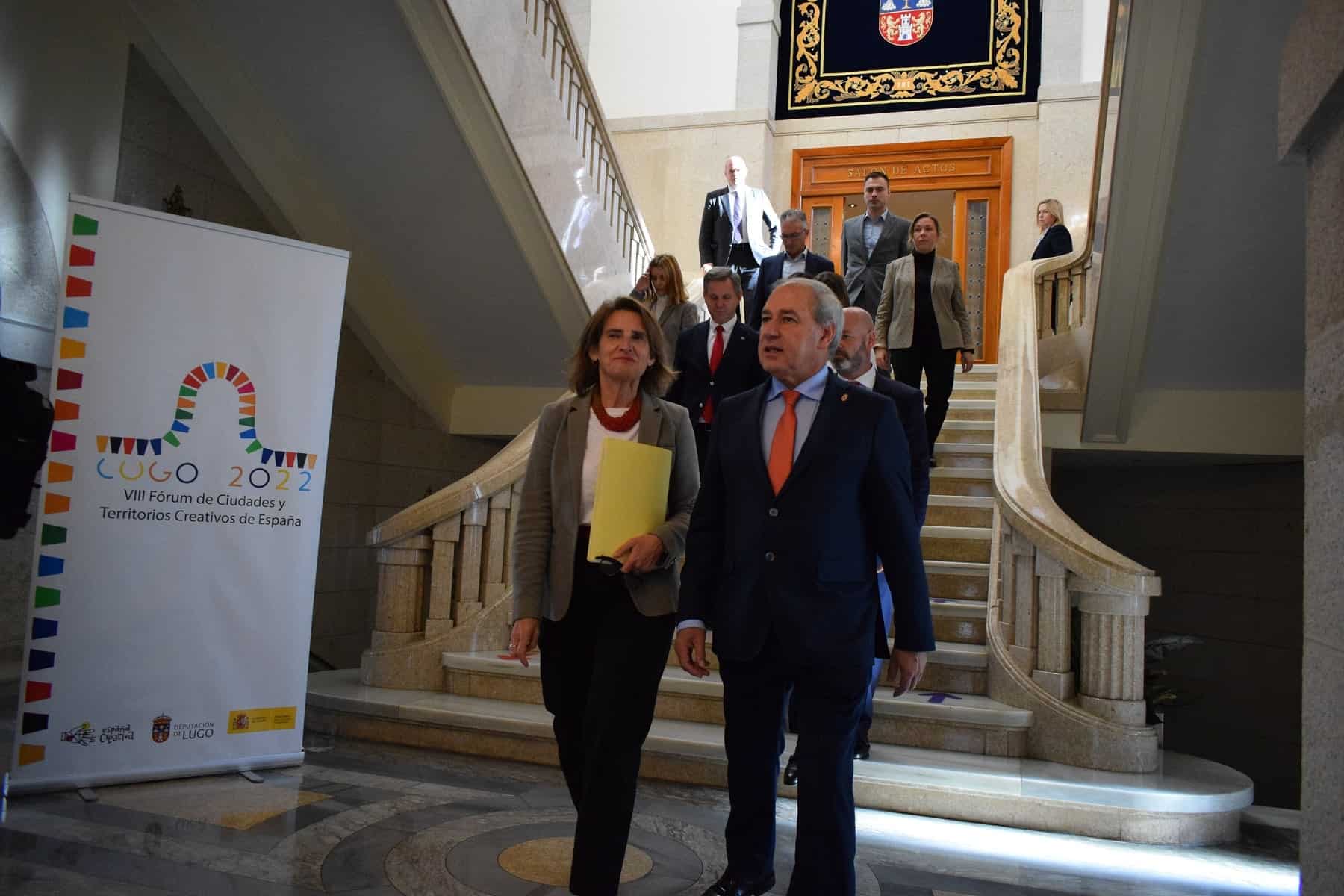 Imagen de la apertura del Fórum Lugo 2022 ayer