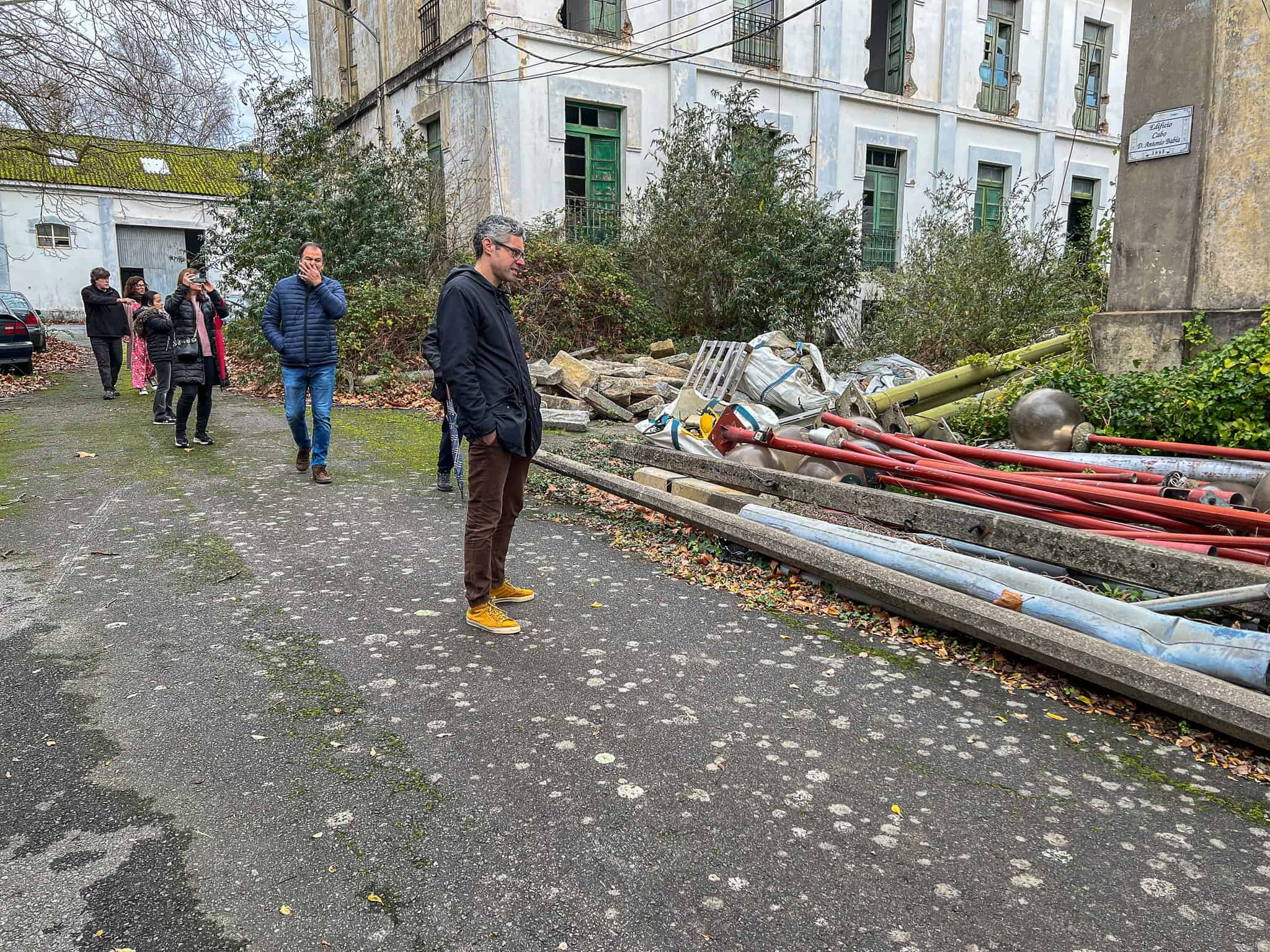 Archivo - Iván Rivas durante una visita al Sánchez Aguilera