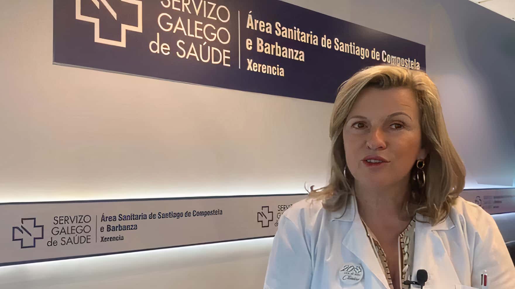 Imagen de archivo de Eloína Núñez como gerente del área sanitaria Santiago-Barbanza | SERGAS