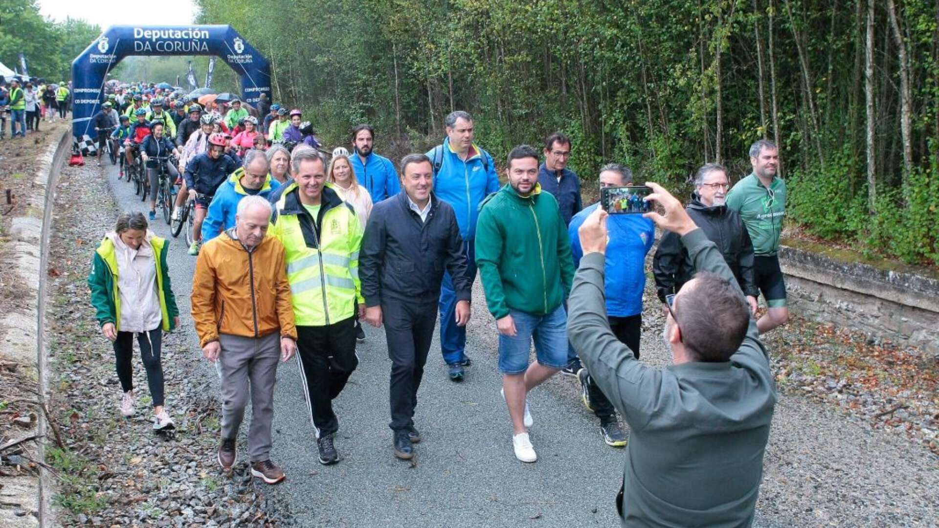 La inauguración de la Vía Verde | DEPUTACIÓN DA CORUÑA