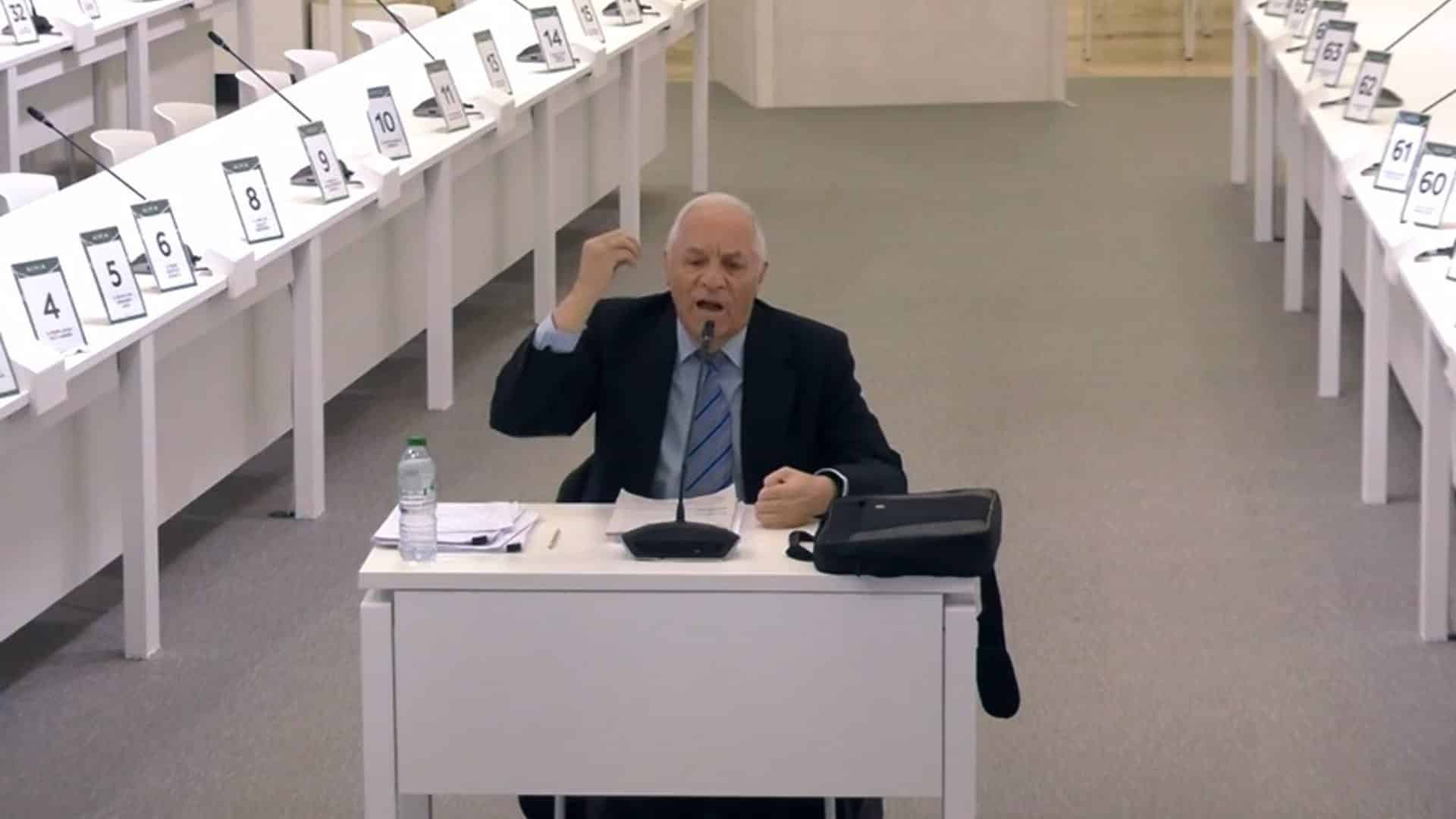 El catedrático Enrique Castillo Ron en el juicio del Alvia | CEDIDA