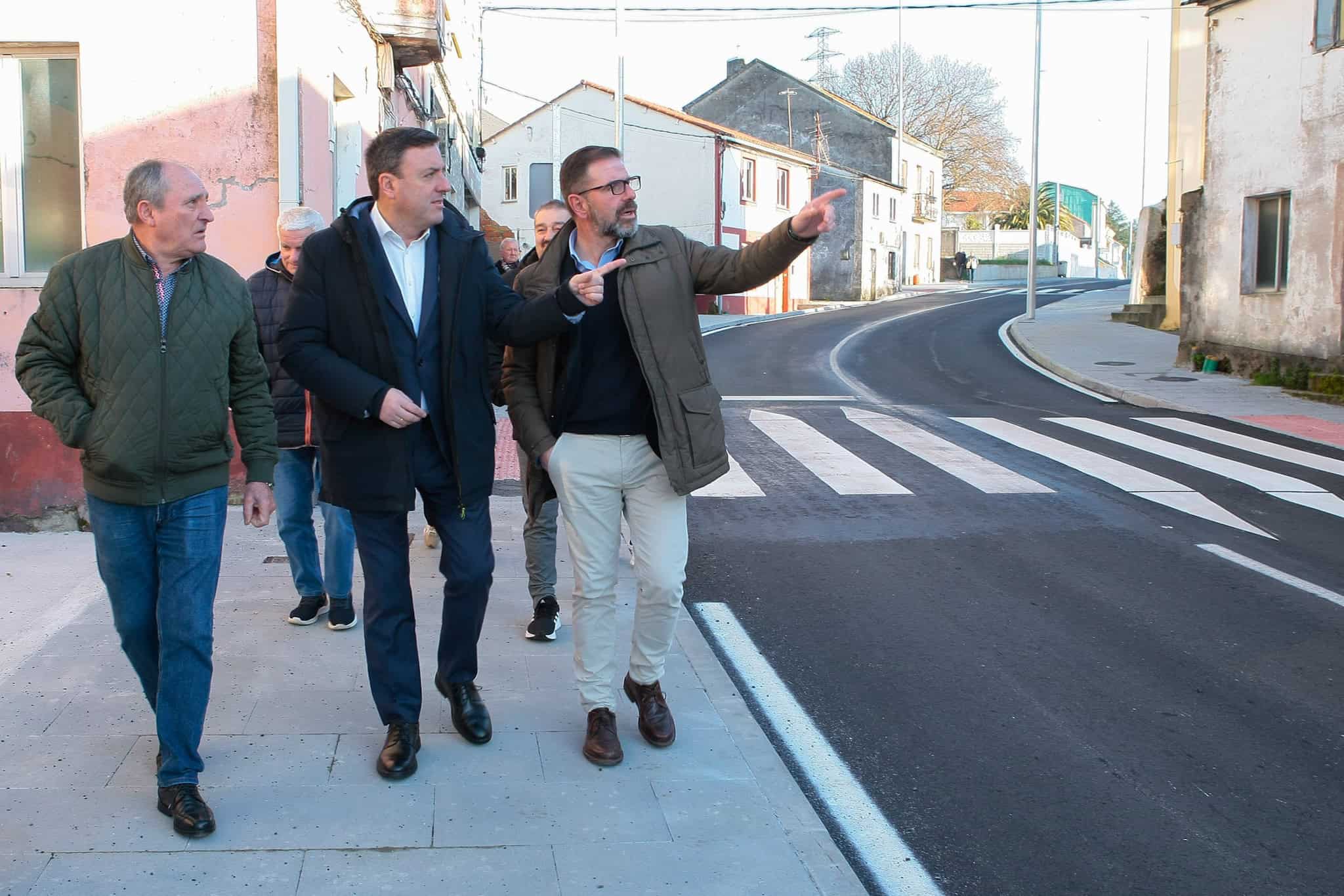 Valentín González y Ángel Mato visitaron hoy el primer tramo, que está casi finalizado