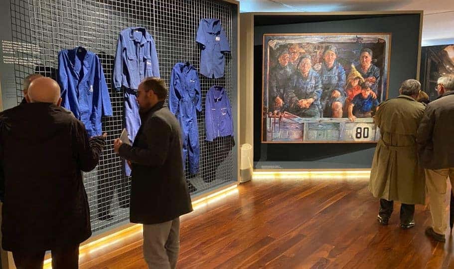 La exposición constó de 115 piezas