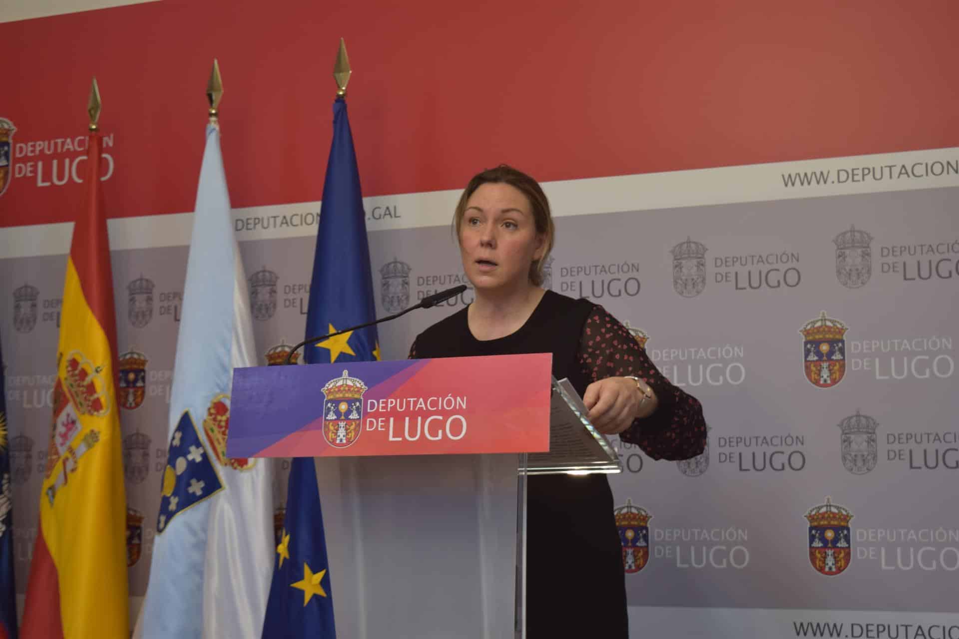 Archivo - La portavoz del PSOE en la Diputación de Lugo, Pilar García Porto - DIPUTACIÓN DE LUGO