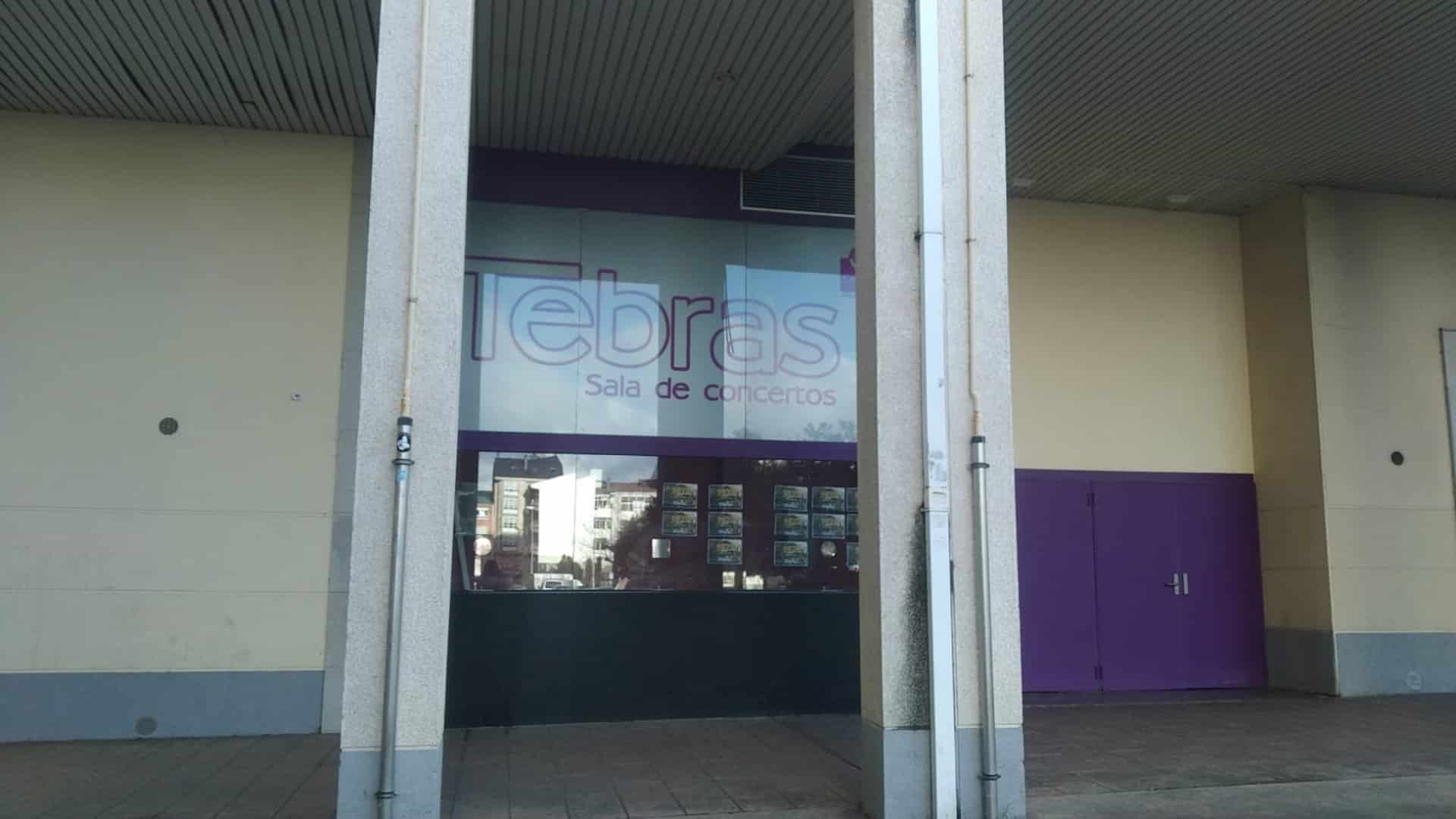 Imagen de la Sala Tebras en la praza Viana do Castelo -Lugo-.