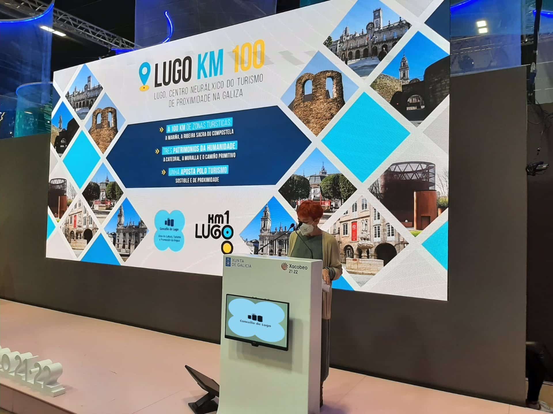 La responsable de Turismo llevará a Fitur la campaña 'Lugo Km100' como principal activo turístico del municipio | Concello de Lugo