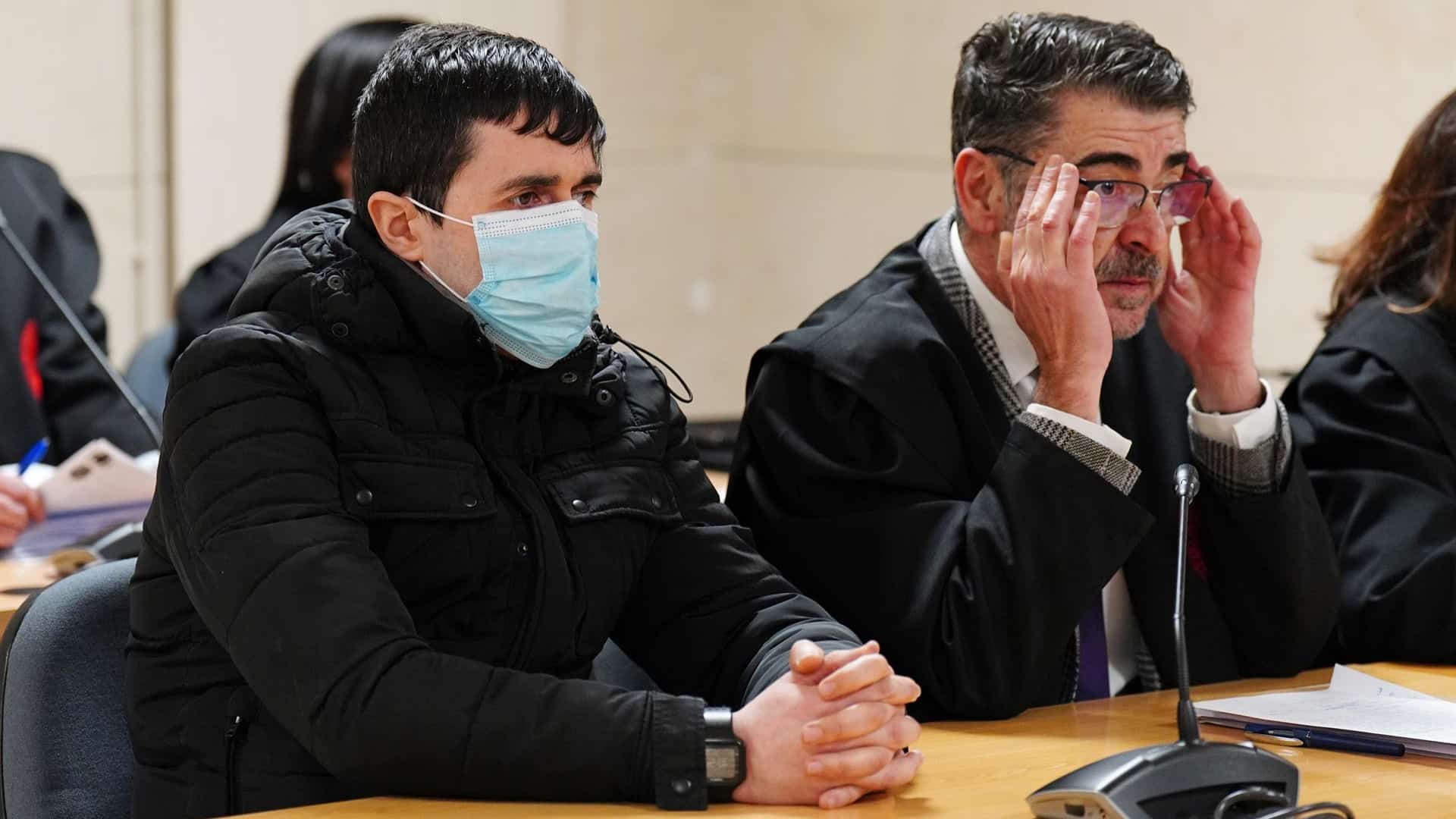 El procesado, Santiago Cepeda, durante la lectura del veredicto | EP