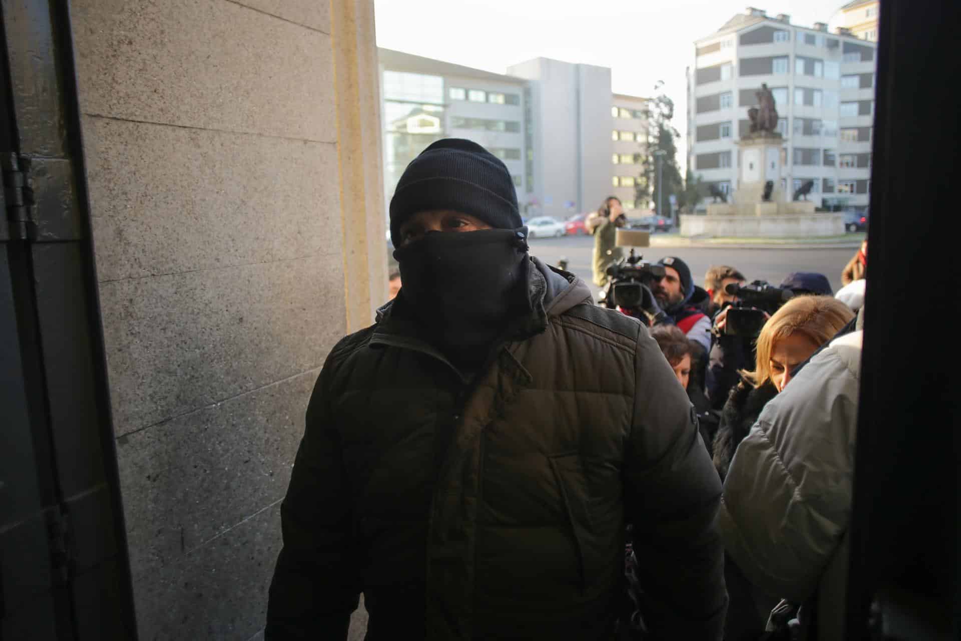 El acusado Manuel Juan Vilariño a su llegada a un juicio por el crimen de O Ceao, en la Audiencia Provincial de Lugo, a 6 de febrero de 2023, en Lugo | EP