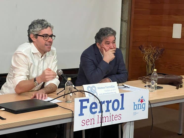 Iván Rivas y Miguel A. Fernández Lores | BNG Ferrol