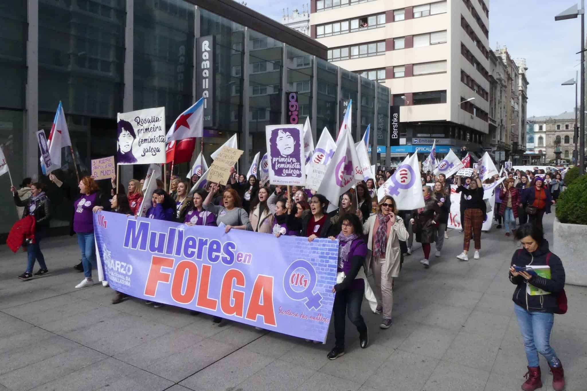 Archivo - Marcha de la CIG por el 8M
