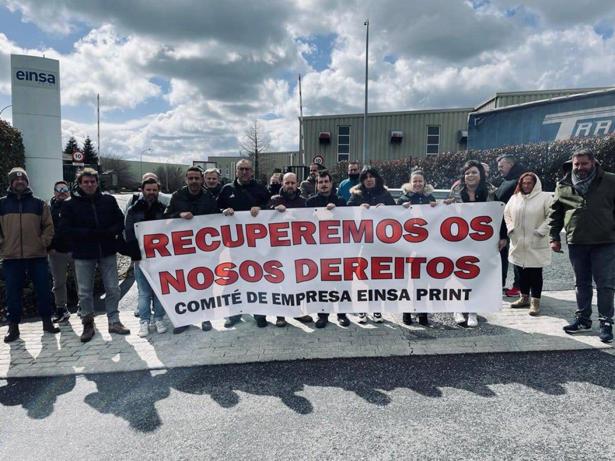 Concentración de los trabajadores