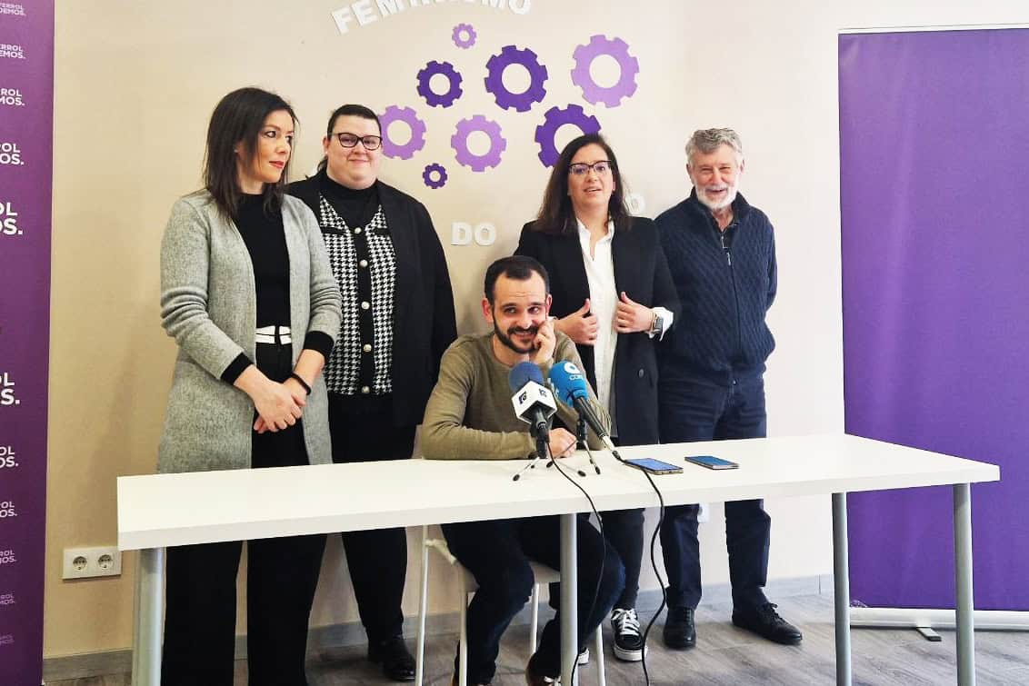 Rueda de prensa de Podemos Ferrol