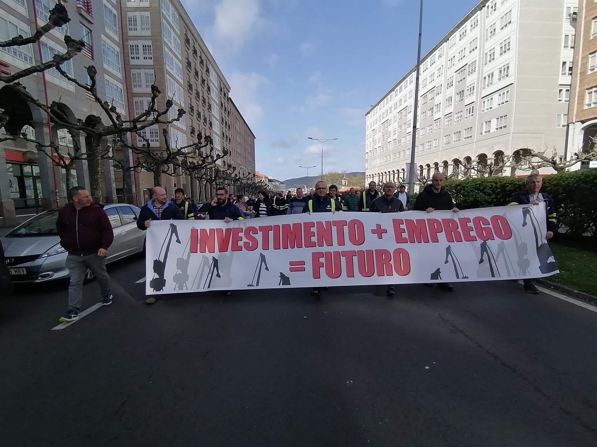 Movilización de los trabajadores de Navantia Ferrol este jueves | EP