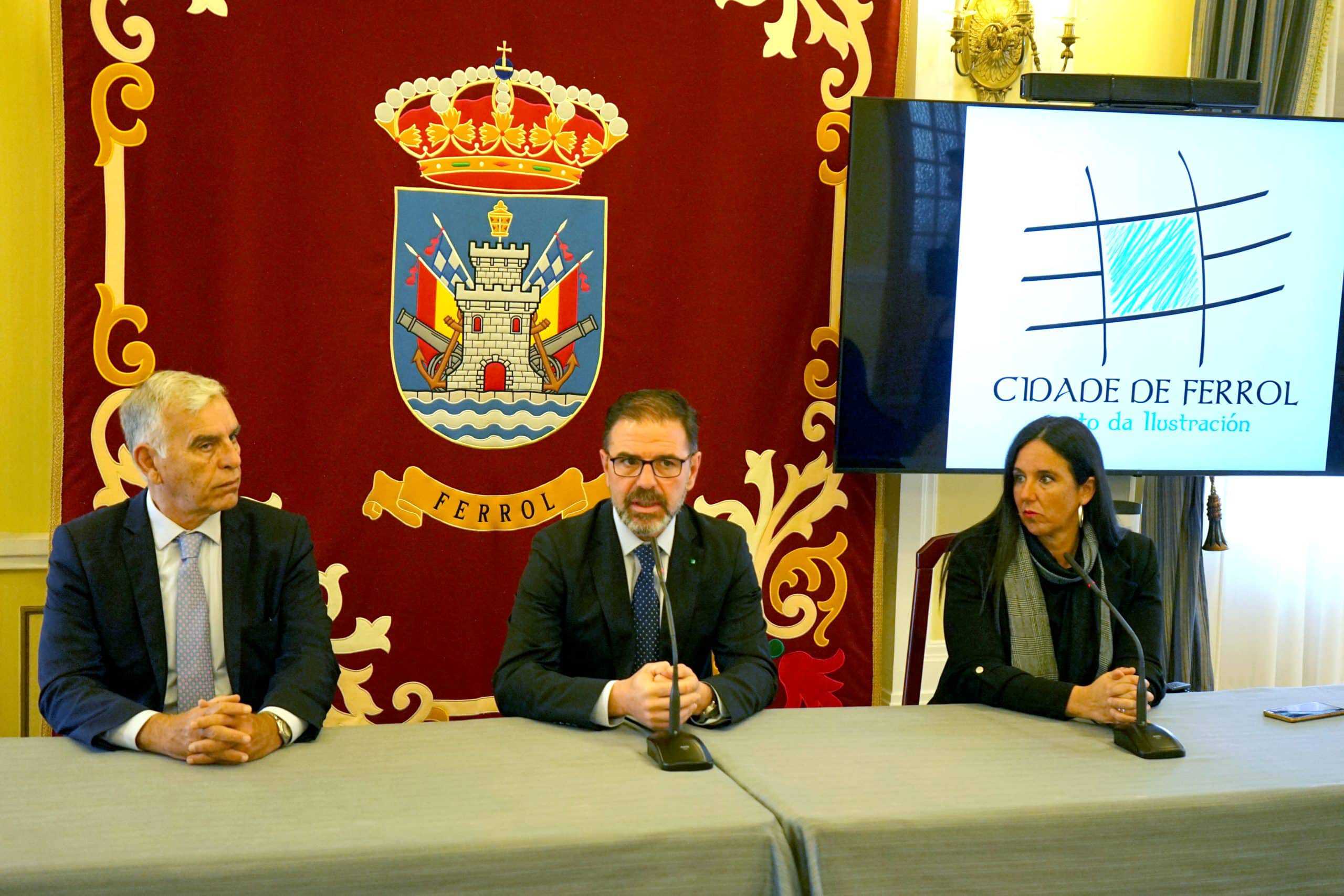 Ángel Mato, Eva Martínez Montero y Alfredo Conti.
